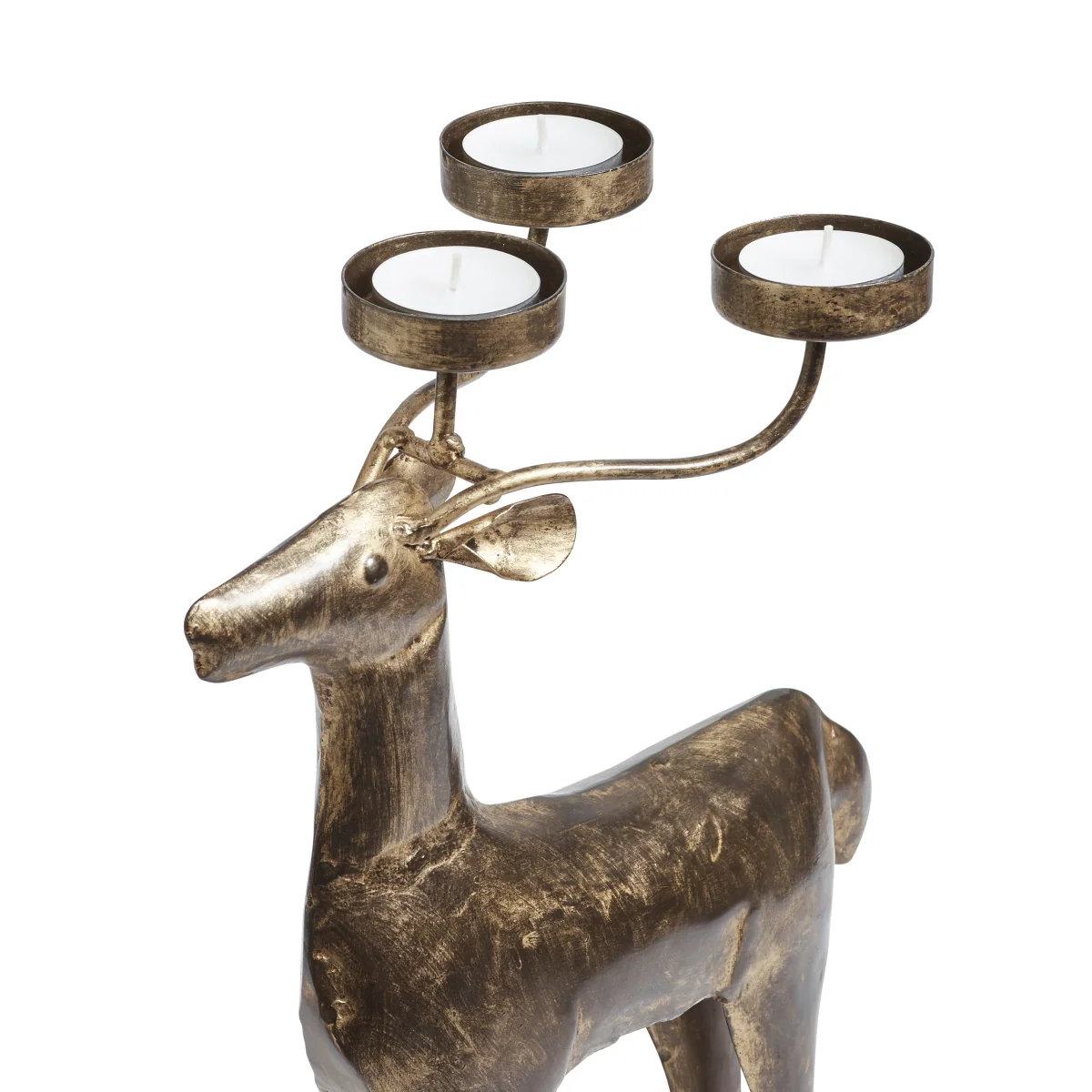 OKA, Charborough Tealight Holder - Rubbed Bronze, Candle Holder – image 3