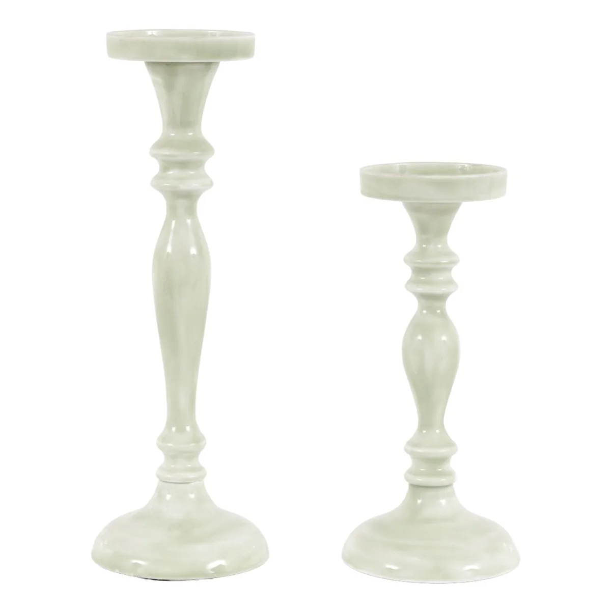 Gallery Direct Alzira Candlesticks Set of 2 - Green – image 2