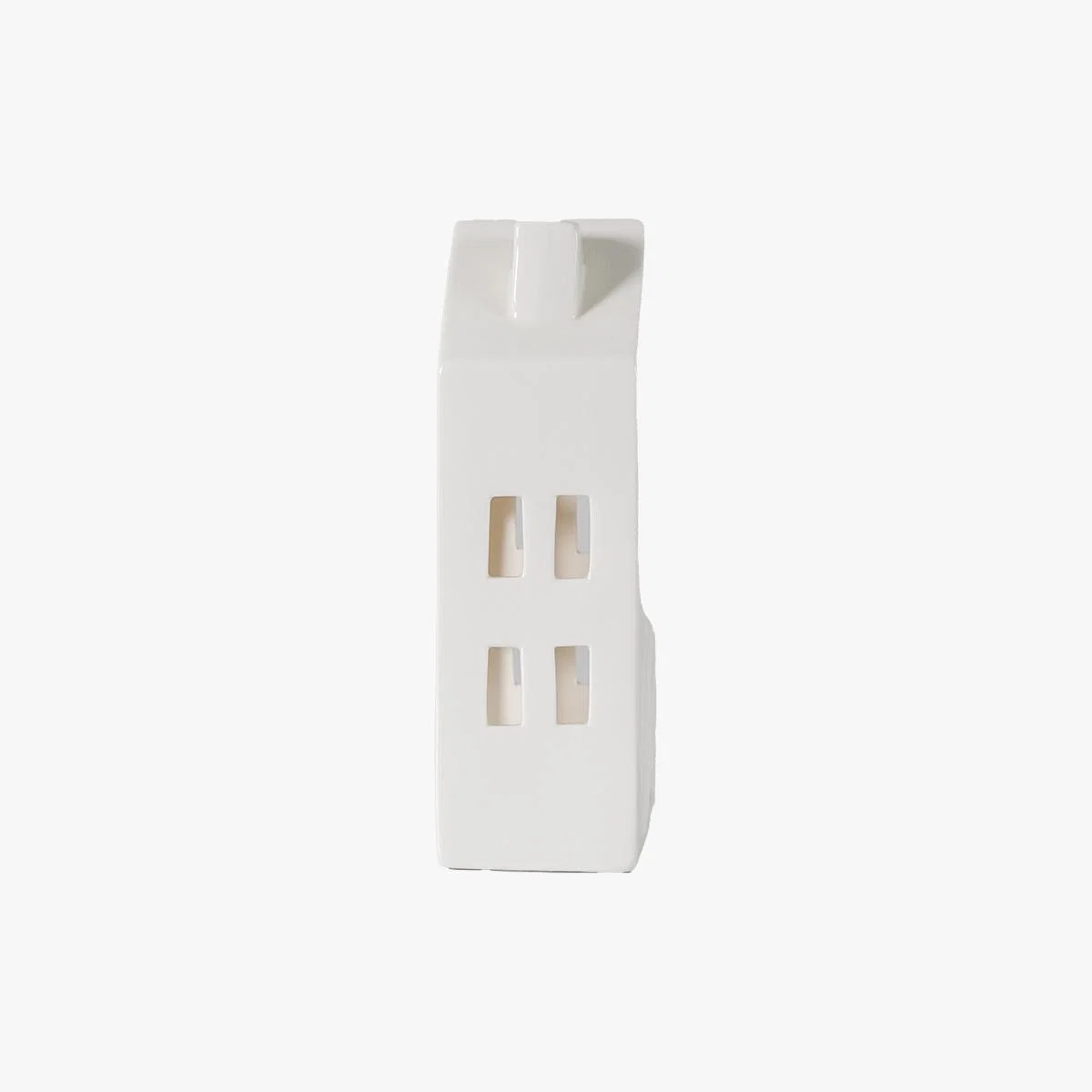 Lodge Tealight Holder in White Porcelain Large – image 4