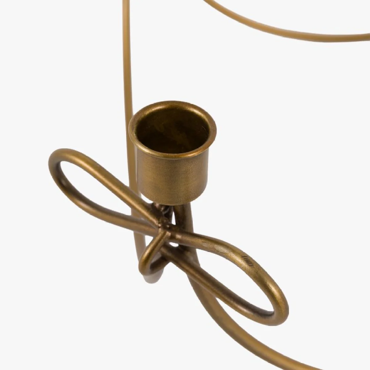 Timeless Tidings Bow Candle Holder in Gold – image 6