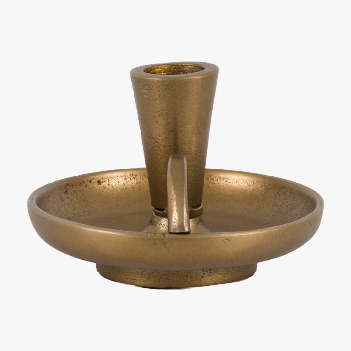 Timeless Tidings Brass Dinner Candle Holder – image 4