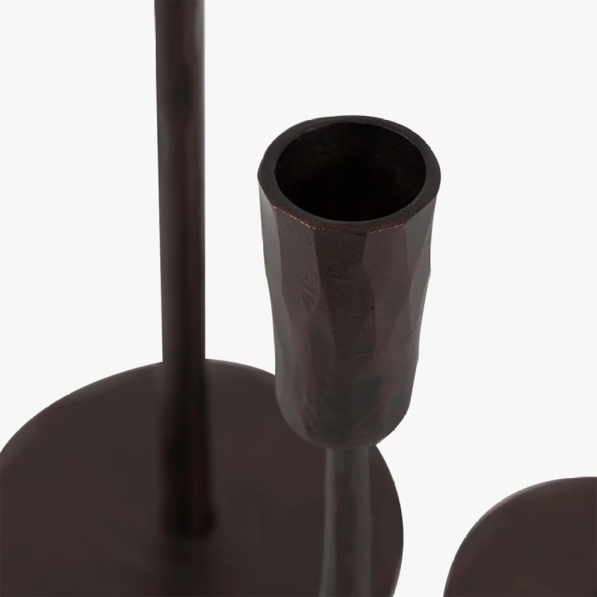 Varenna Metal Candle Sticks in Brown, Set of 3 – image 3