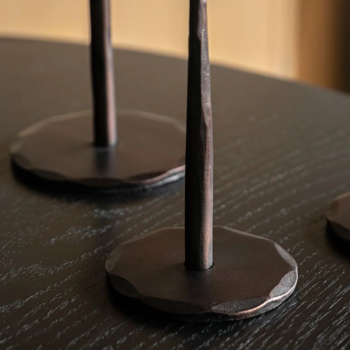 Varenna Metal Candle Sticks in Brown, Set of 3 – image 5