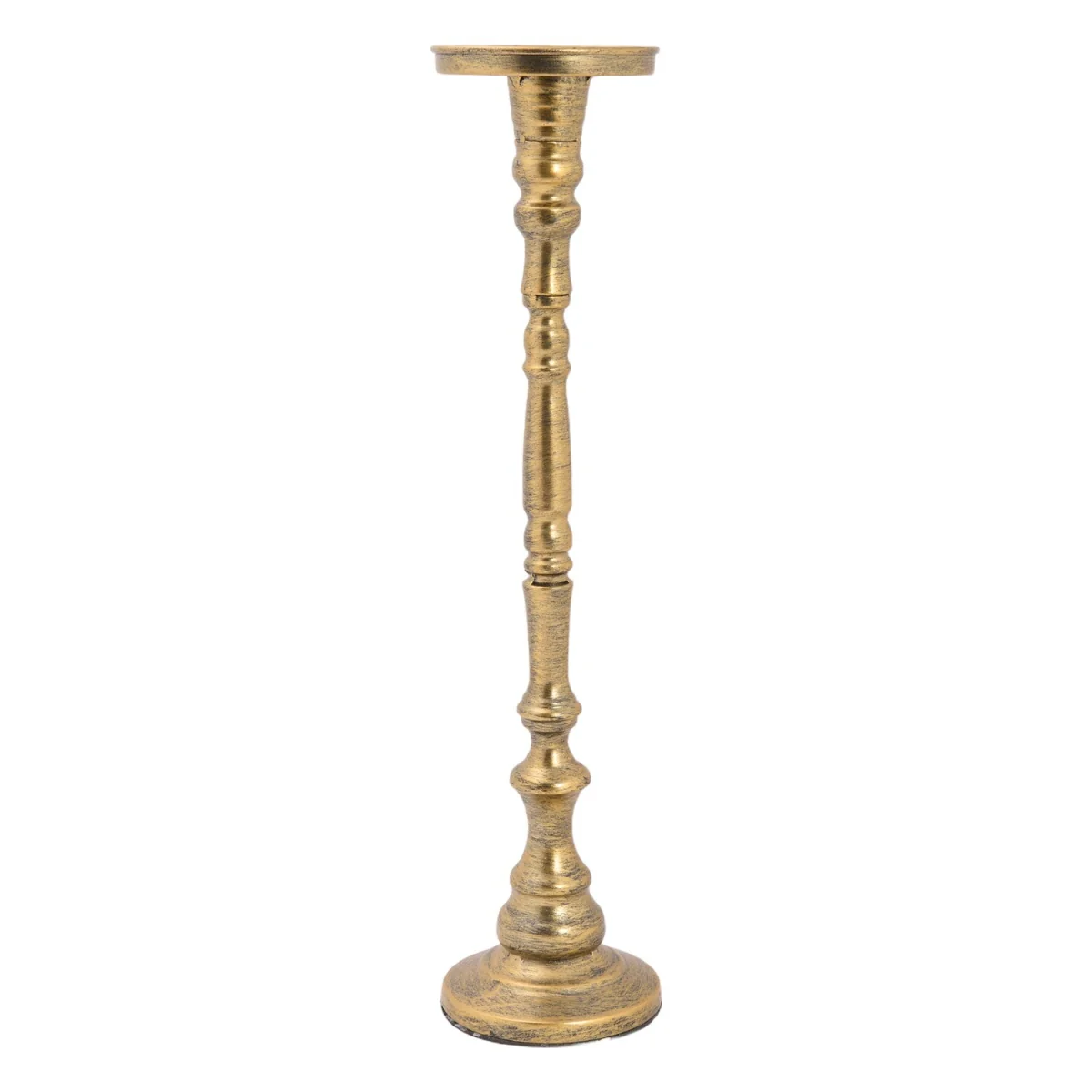 Jasmine Standing Candle Holder - Gold – image 2