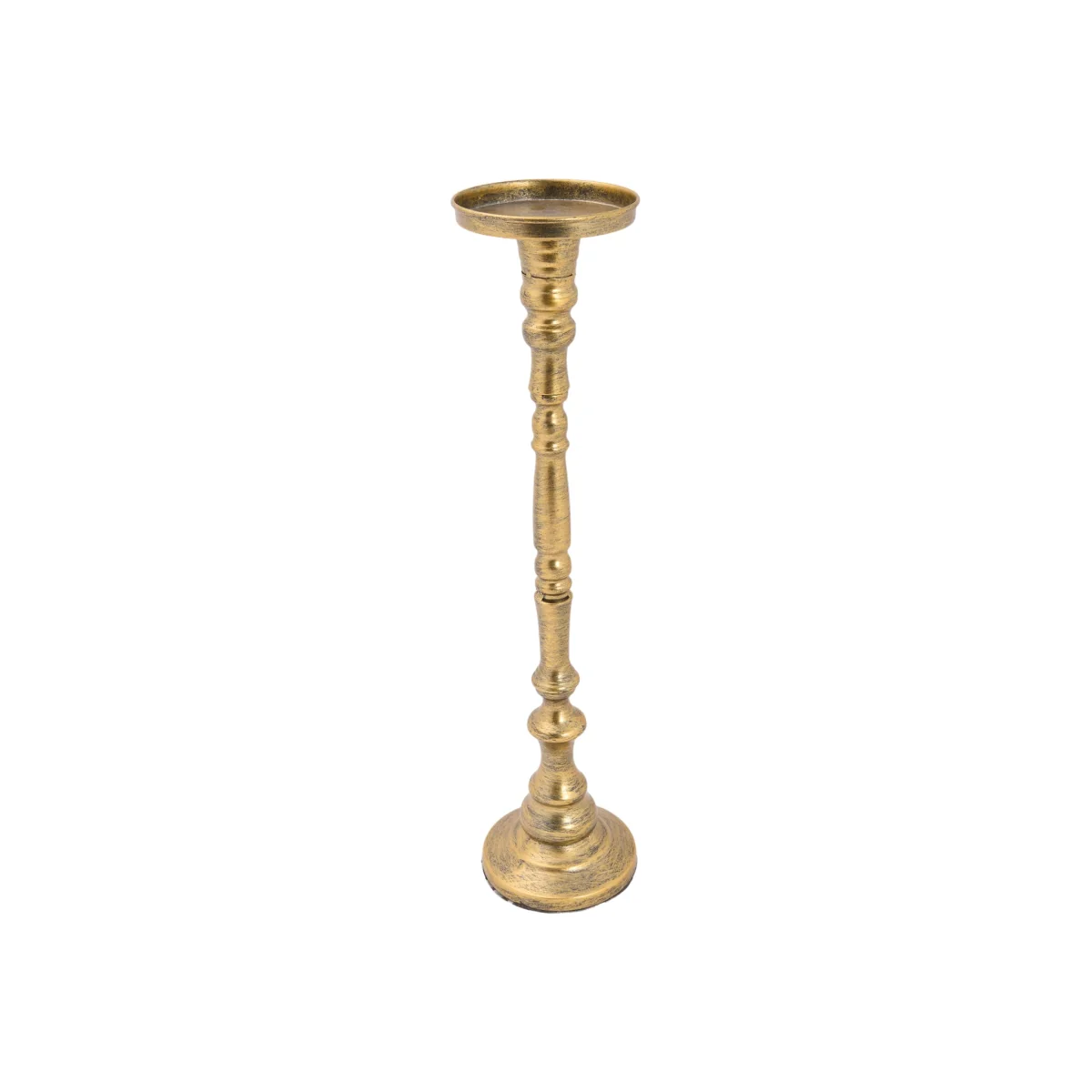 Jasmine Standing Candle Holder - Gold – image 1