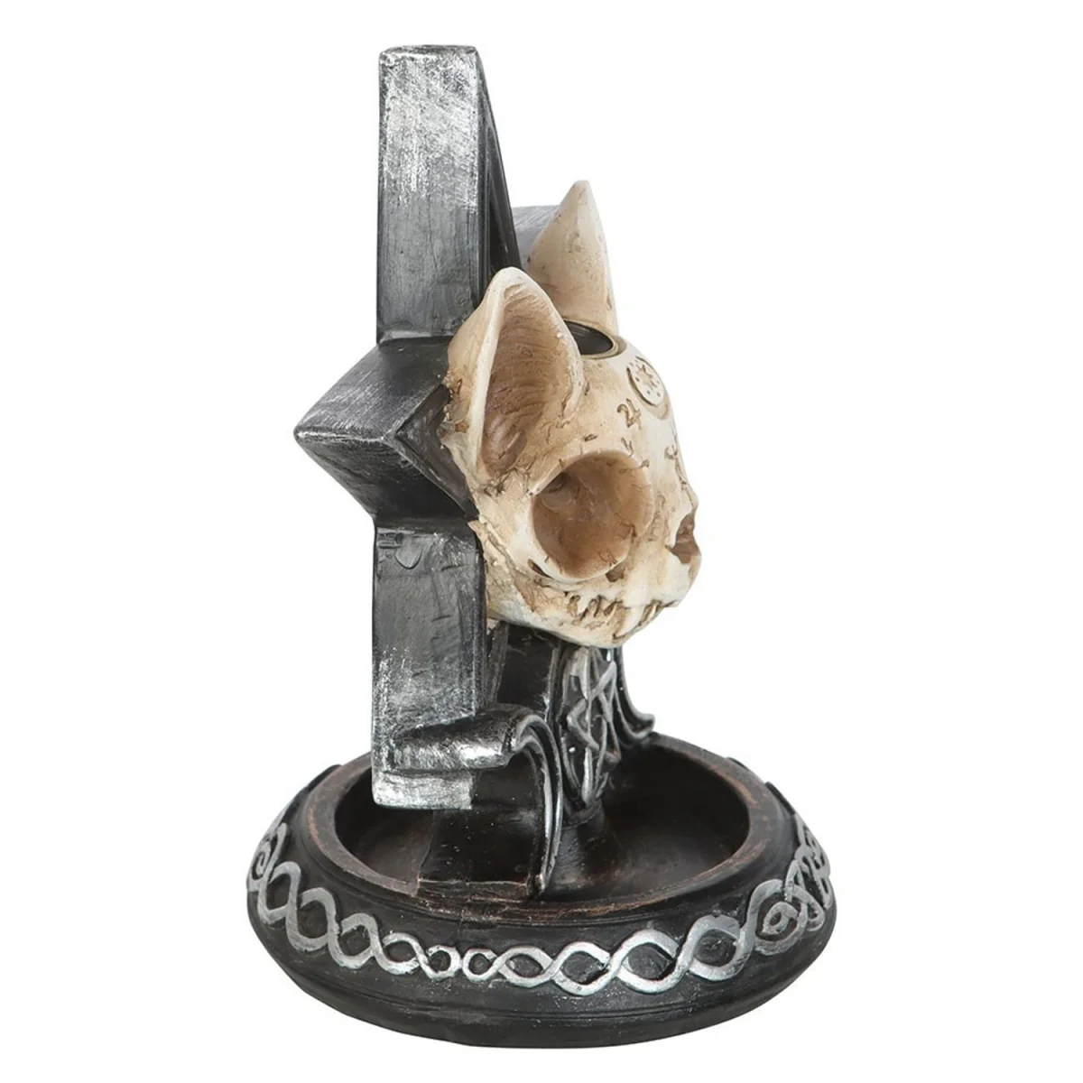 Something Different Ouija Cat Backflow Incense Burner - Black/Brown – image 4