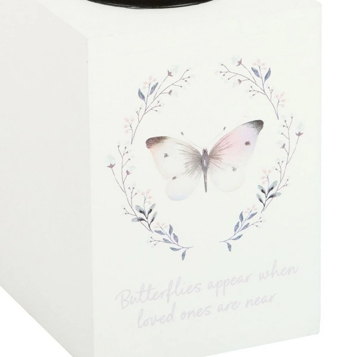 Something Different Butterflies Appear Tealight Holder - White – image 2