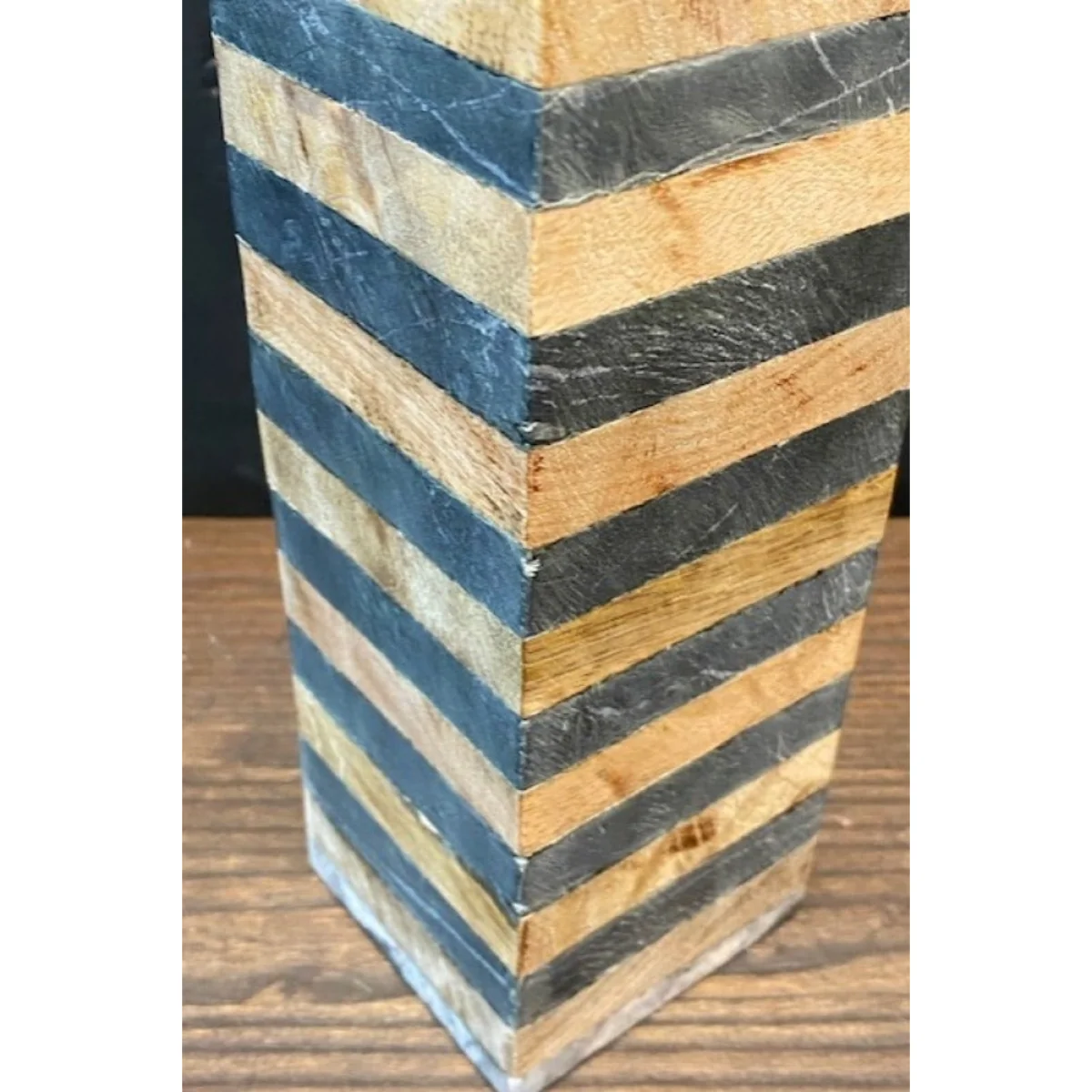 Wood & Slate Tealight Holder - SECONDS – image 8