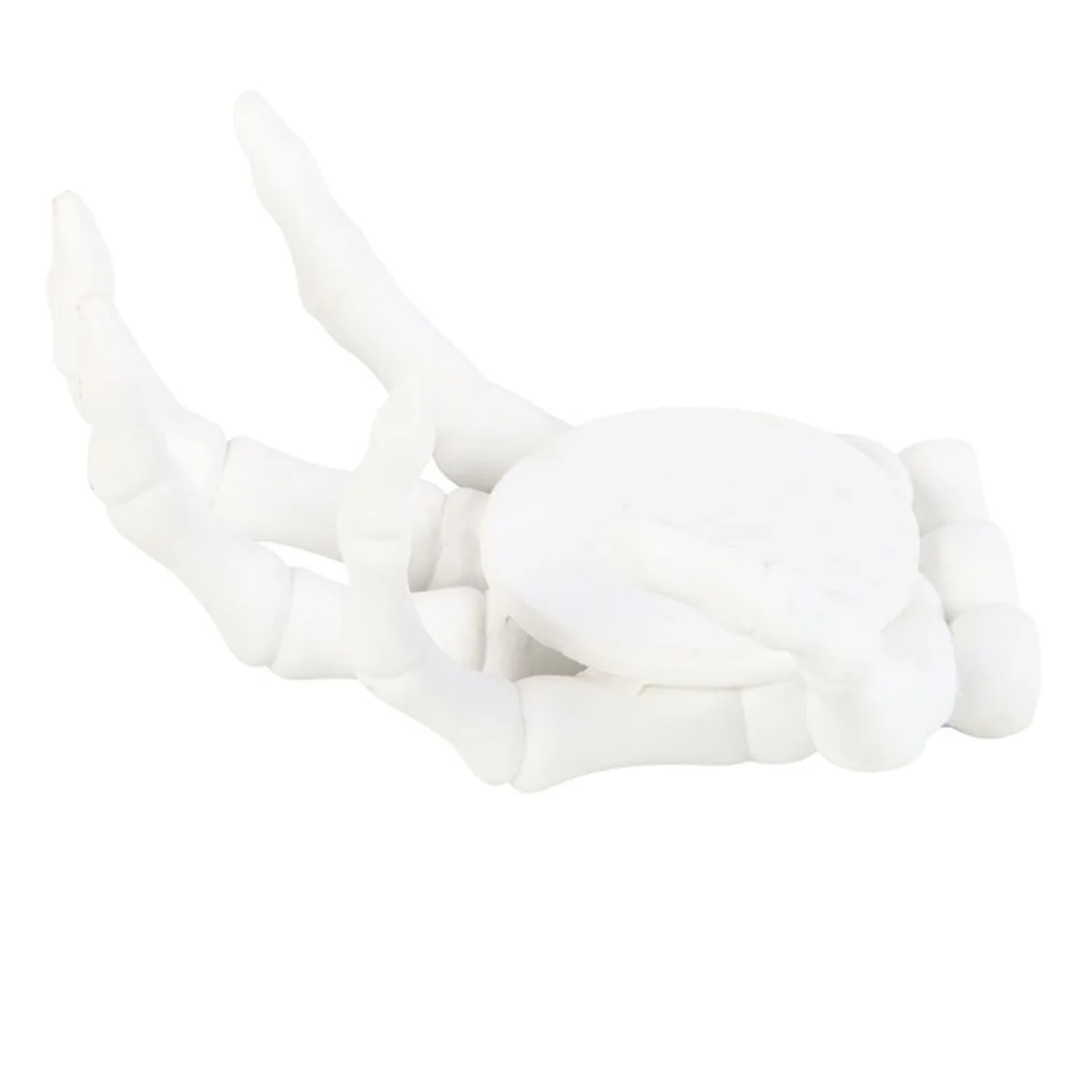 Skeleton Hand Coaster And Candle Holder Set - White – image 3