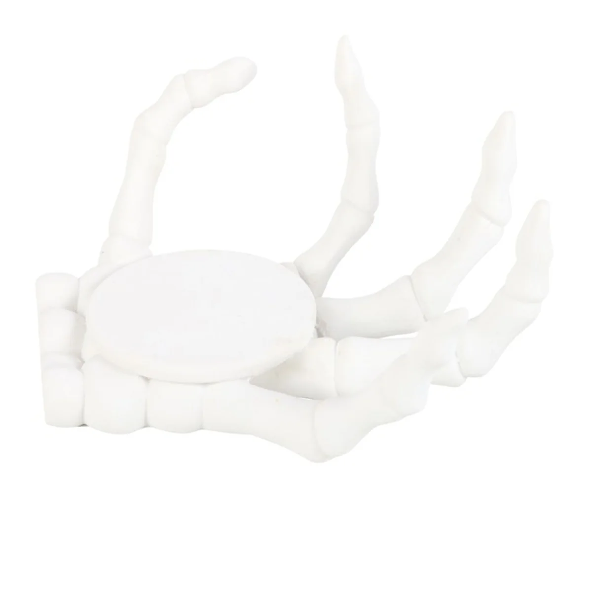 Skeleton Hand Coaster And Candle Holder Set - White – image 6
