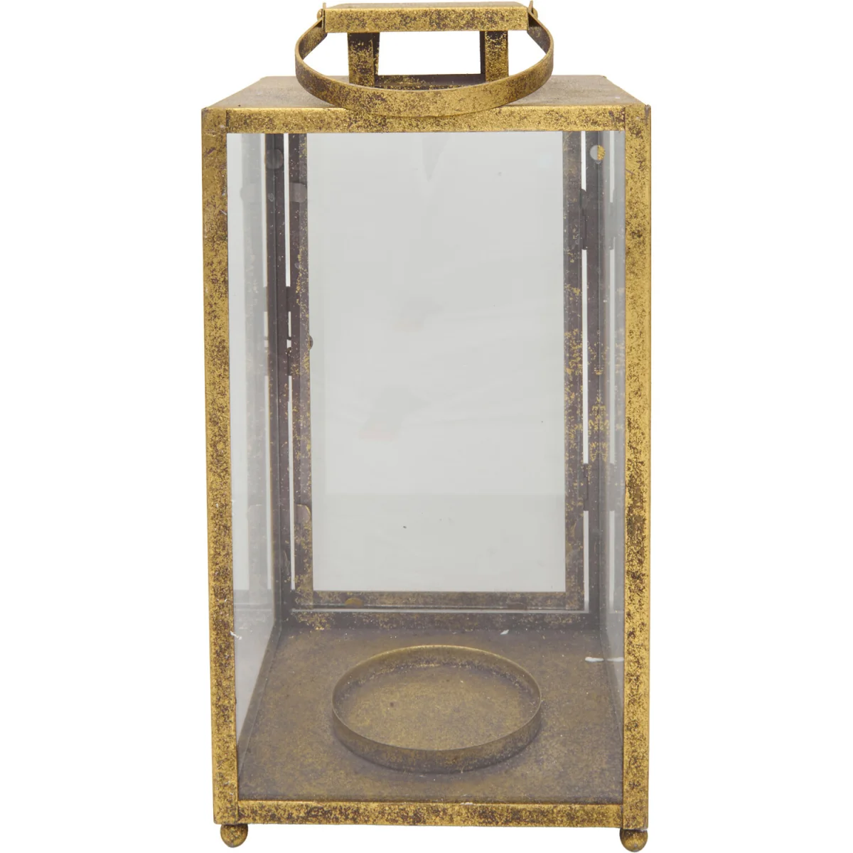 Antique Finish Lantern - Gold – image 3