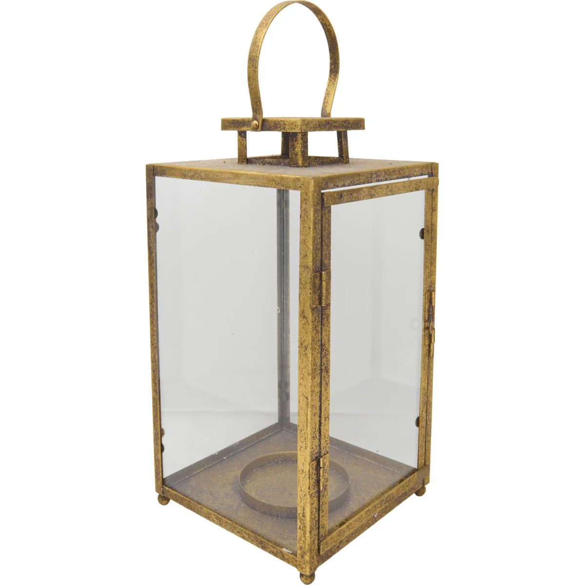 Antique Finish Lantern - Gold – image 5
