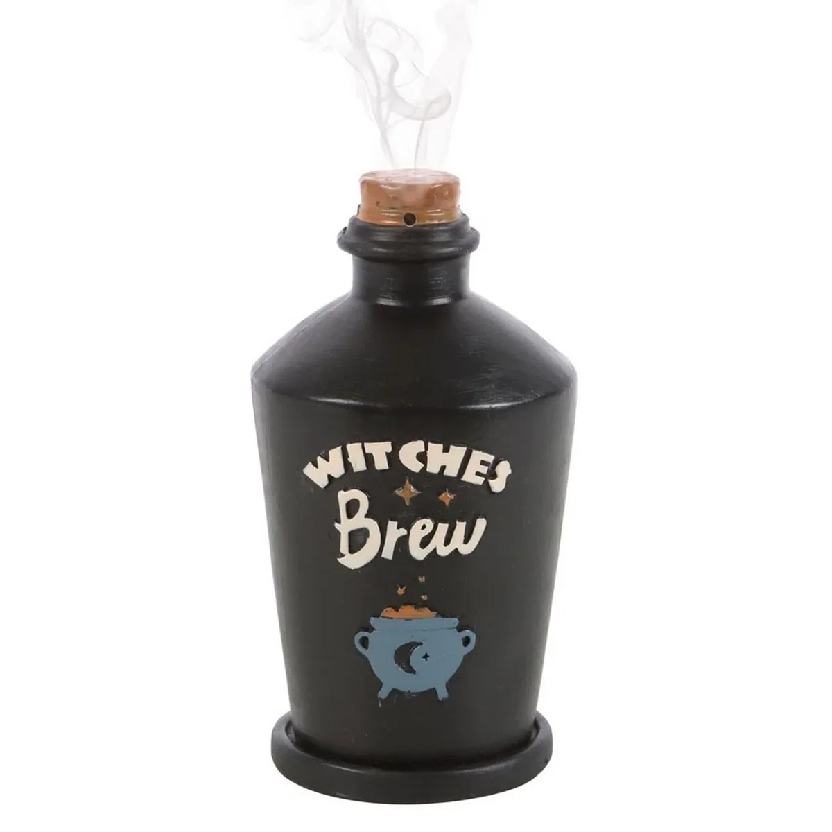 Something Different Witches Brew Potion Bottle Incense Cone Holder - Black – image 2