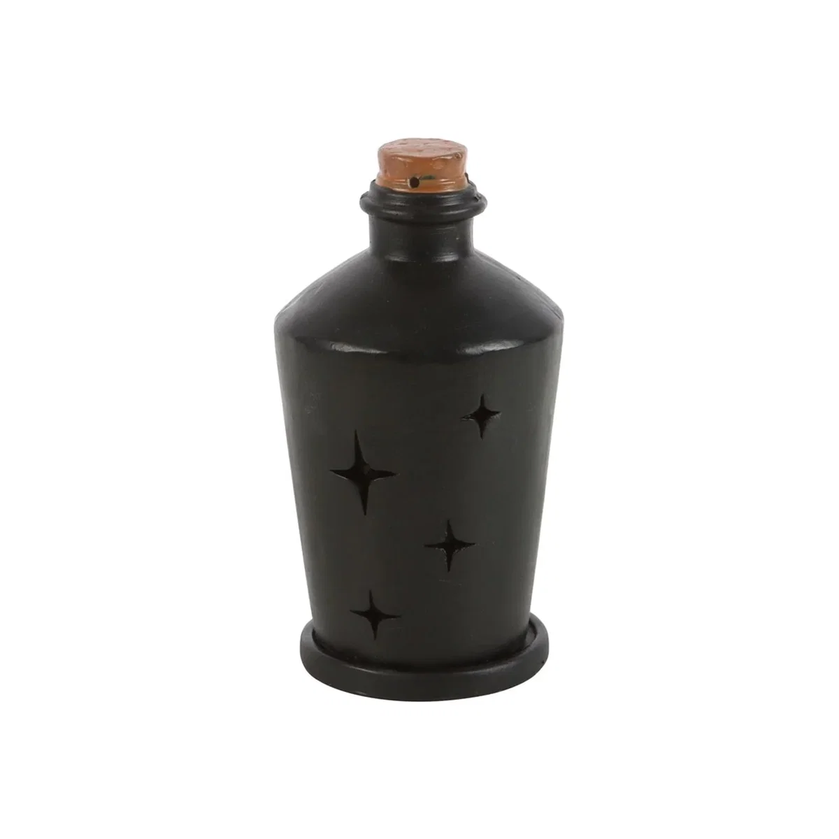 Something Different Witches Brew Potion Bottle Incense Cone Holder - Black – image 1