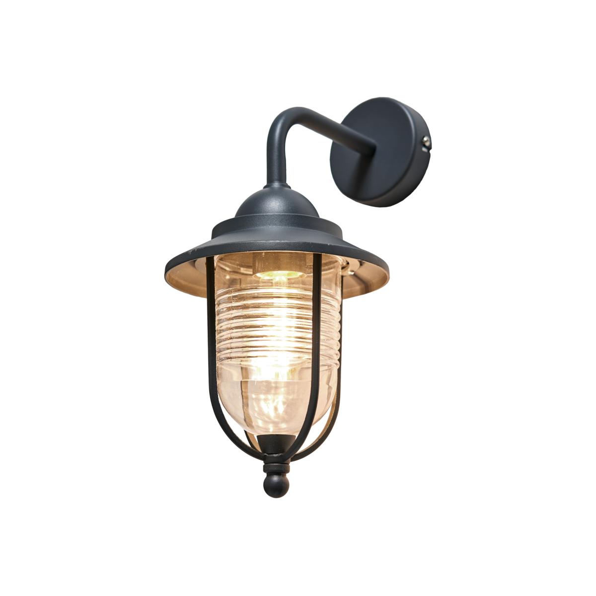 Carlo Outdoor Lantern Wall Light - Anthracite