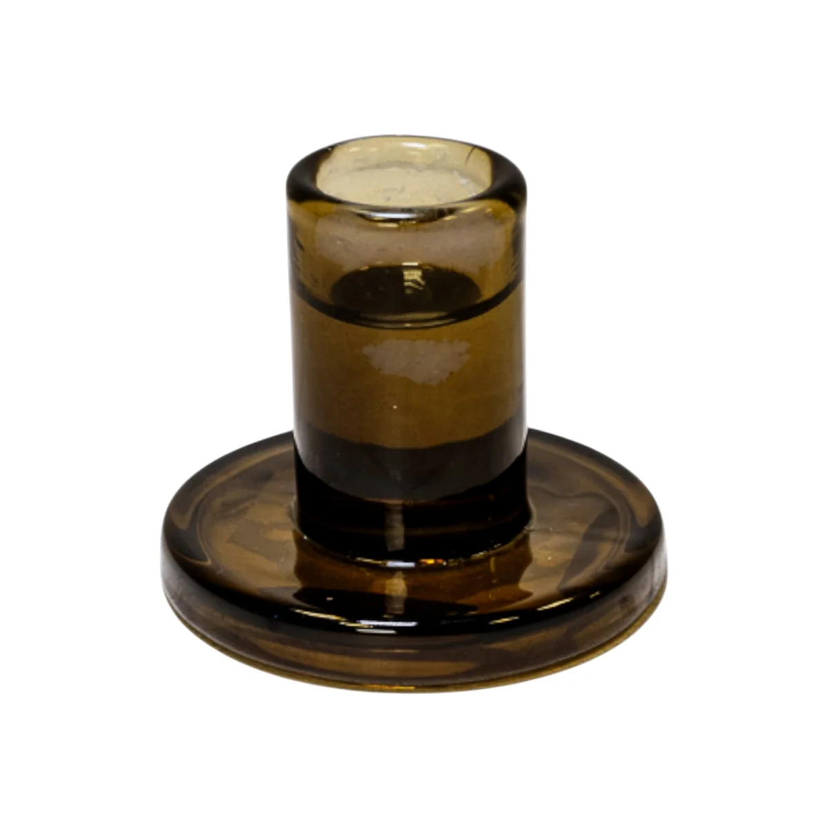 Four Candle Olive Green Smooth Small Candle Holder - Green – image 1