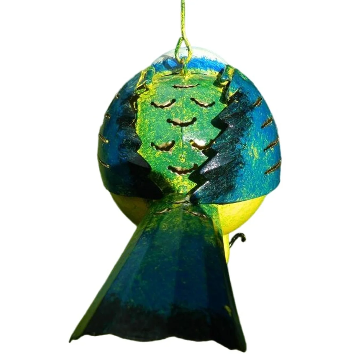 Hanging Animal Tealight Holder Blue Tit  - Blue tit – image 3