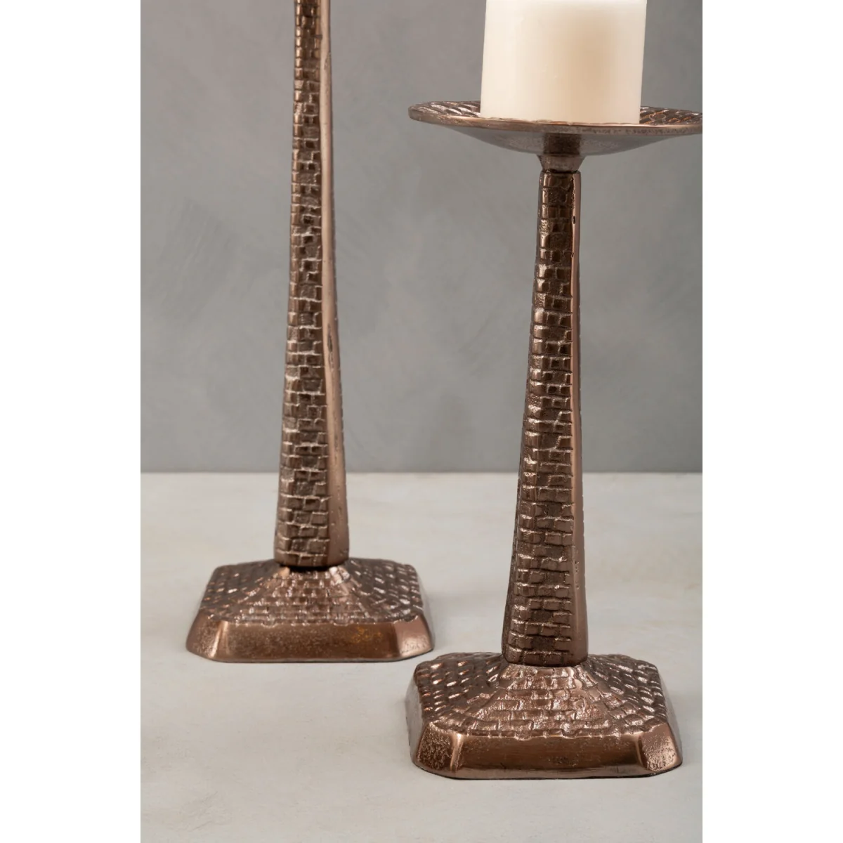 Arya Small Candle Holder - Grey – image 3