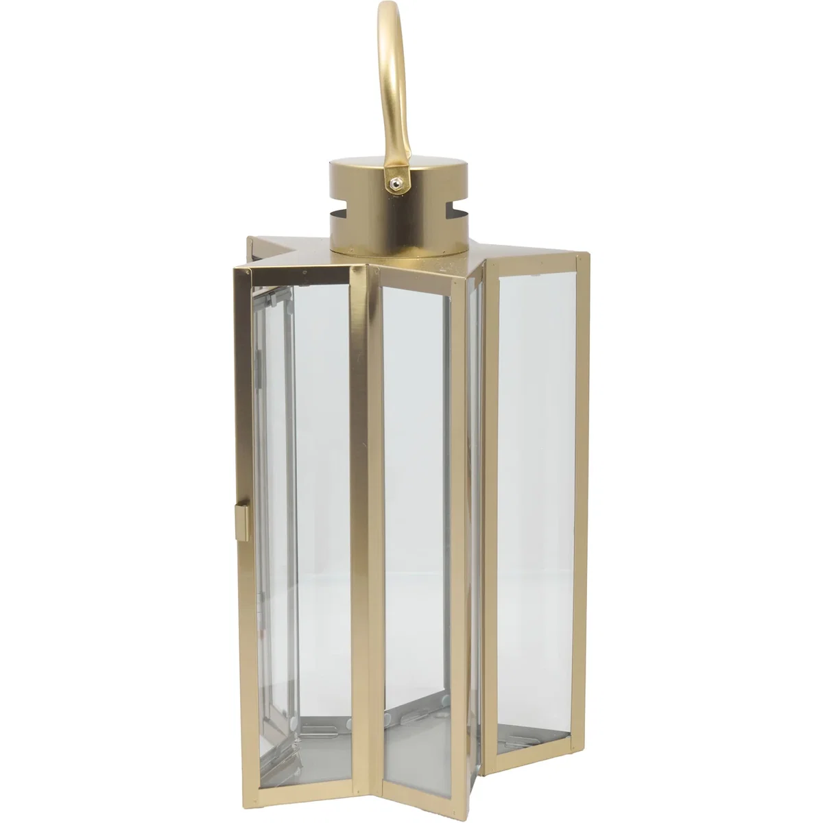 Stainless Steel Star Shaped Lantern - Gold – image 3
