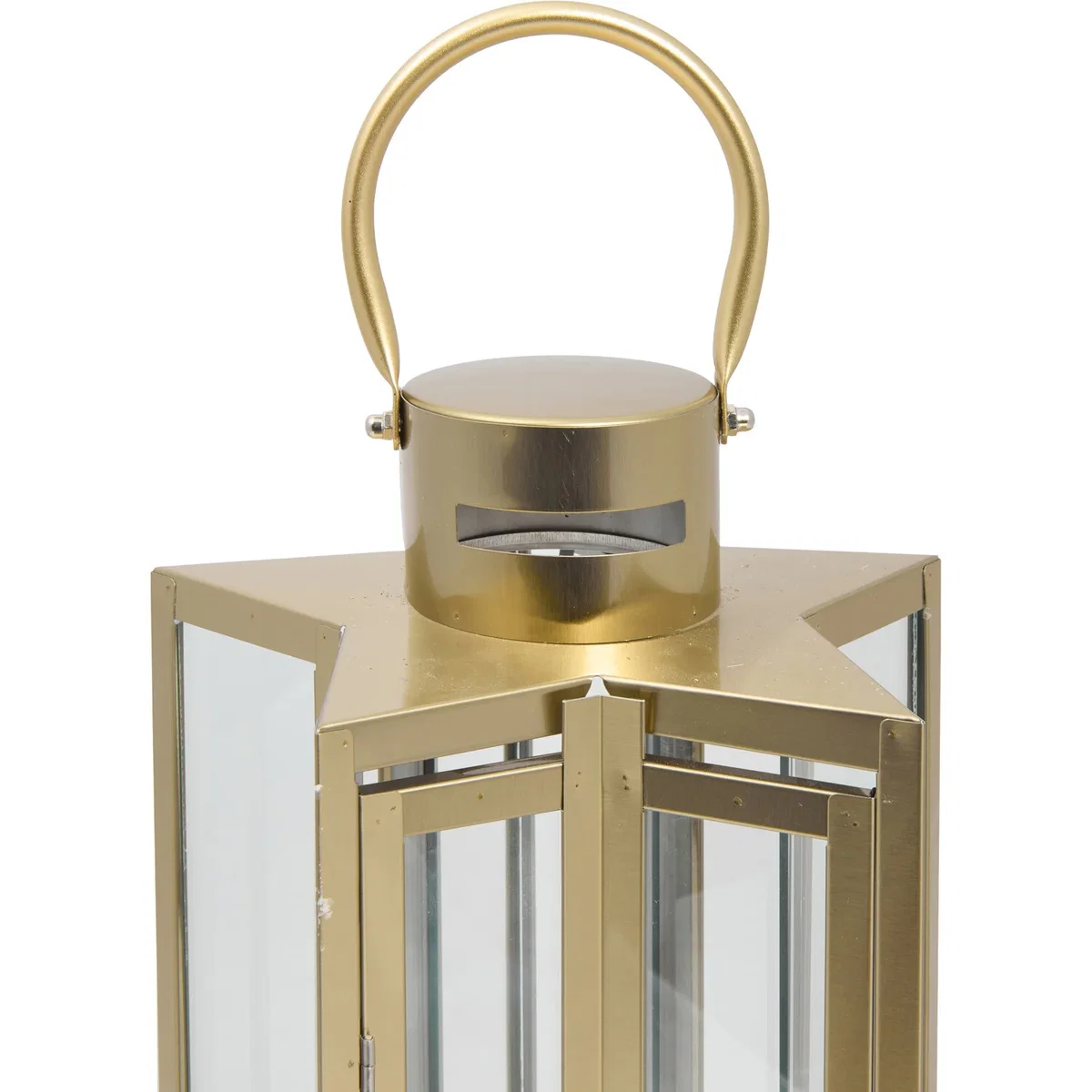 Stainless Steel Star Shaped Lantern - Gold – image 4