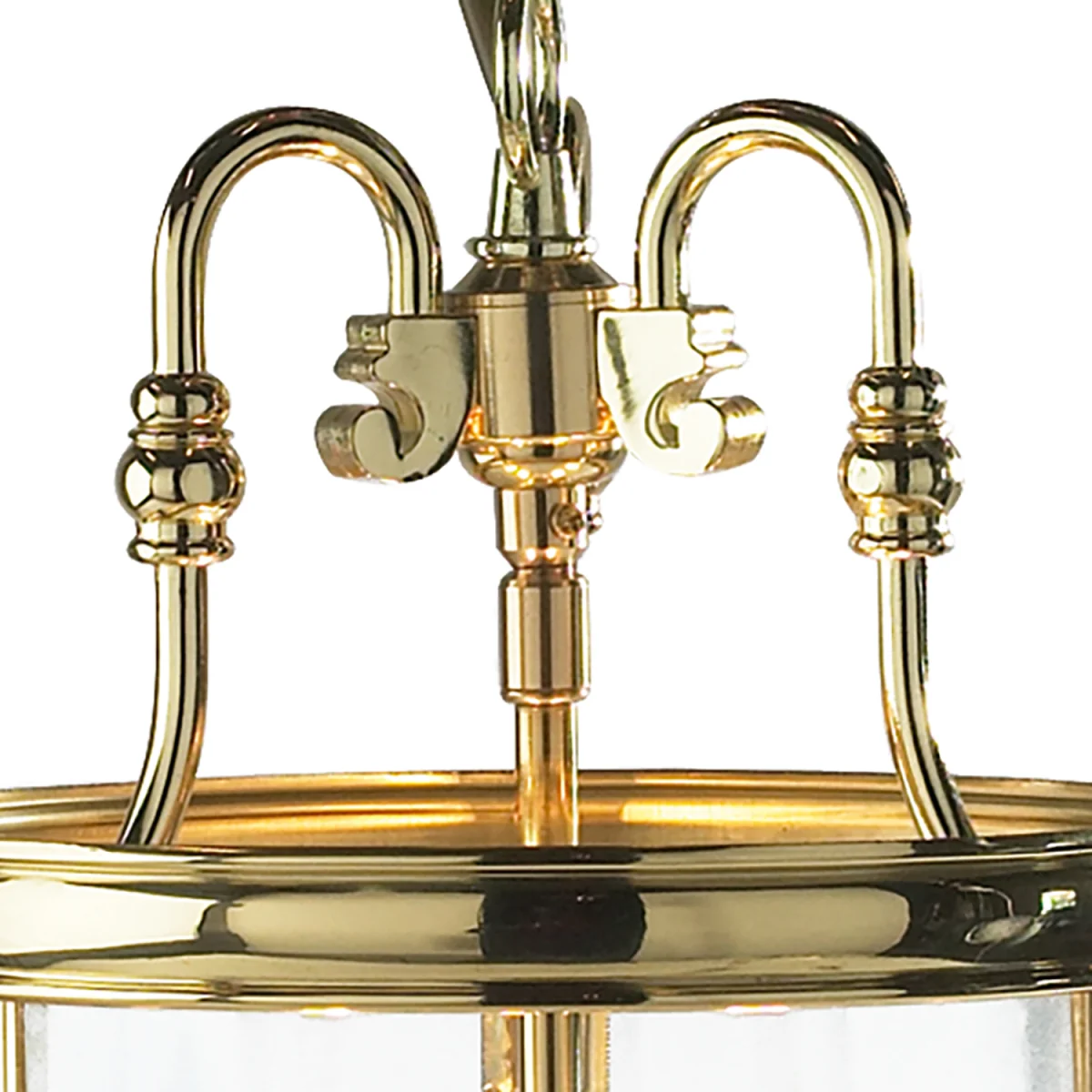 Lambeth 3 Light Lantern Polished Brass – image 2