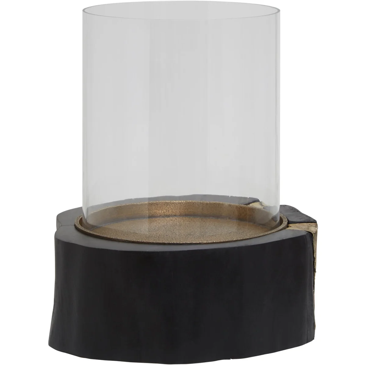 Asamra Small Hurricane Candle Holder - Black, Black – image 4