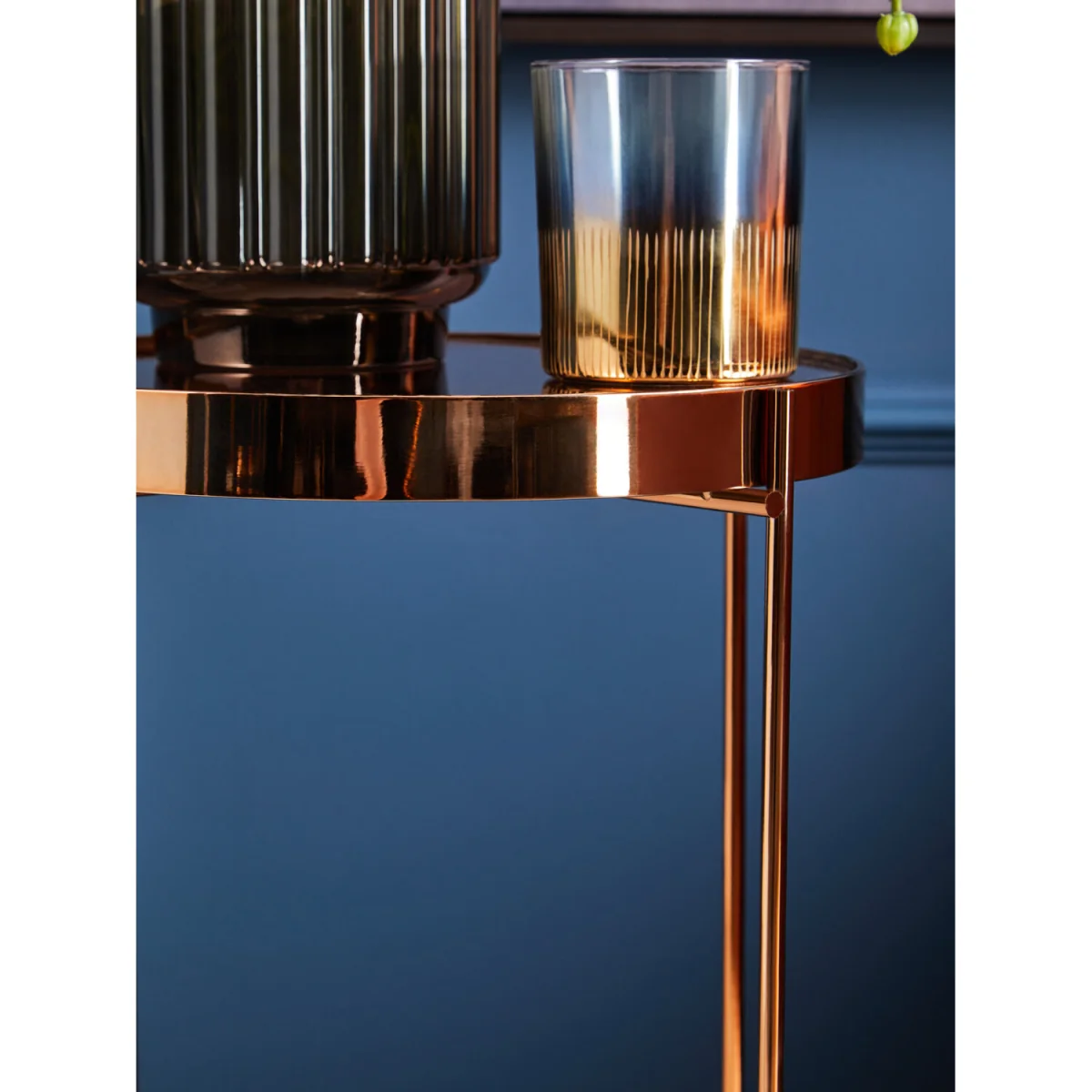 Complements Gold Glass Tealight Holder - Silver – image 4