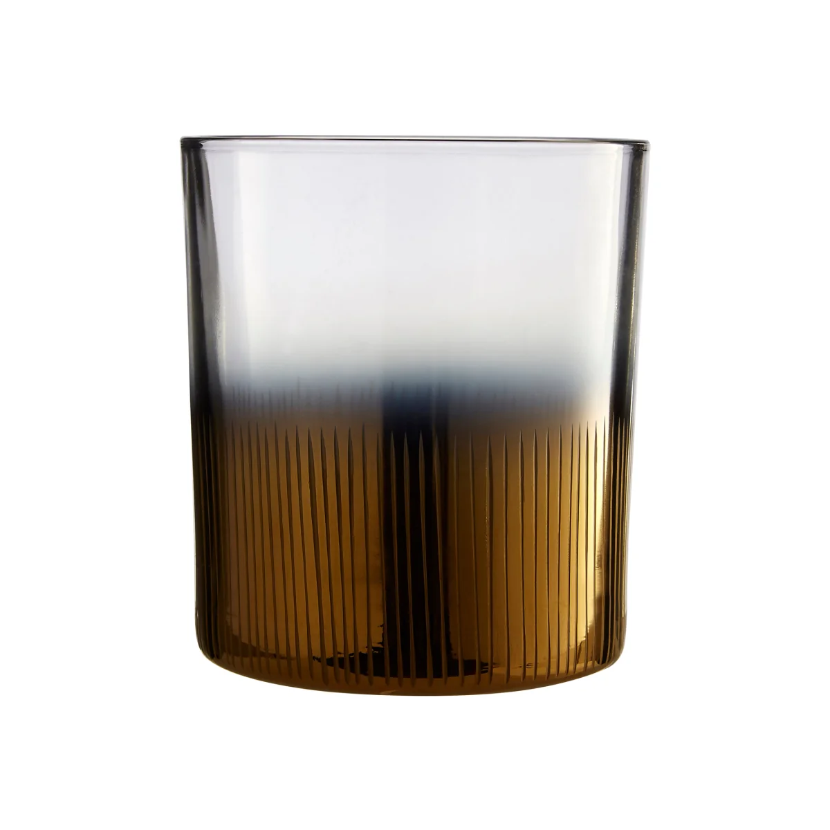 Complements Gold Glass Tealight Holder - Silver – image 1
