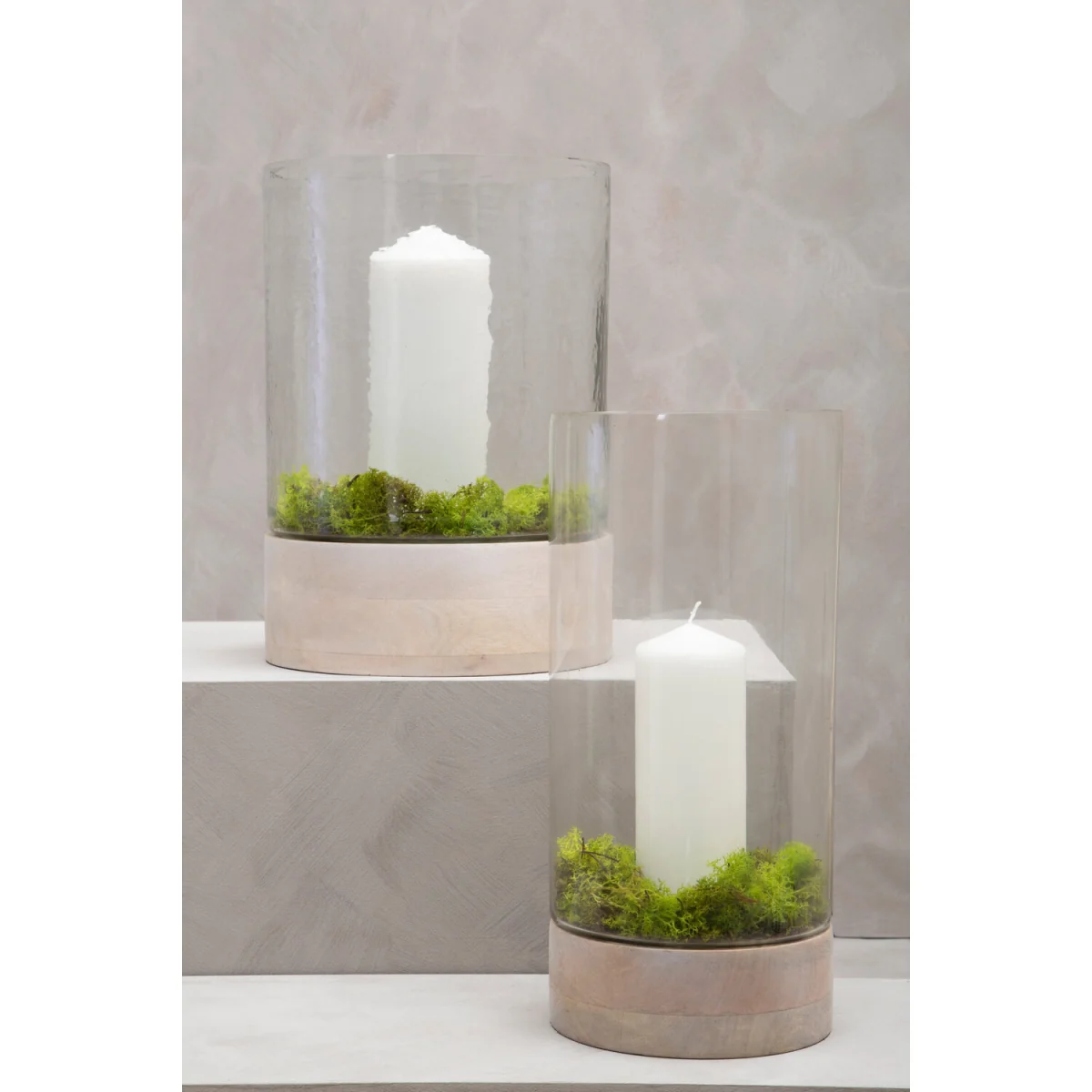 Jain Hurricane Hammered Small Candle Holder - Grey – image 3