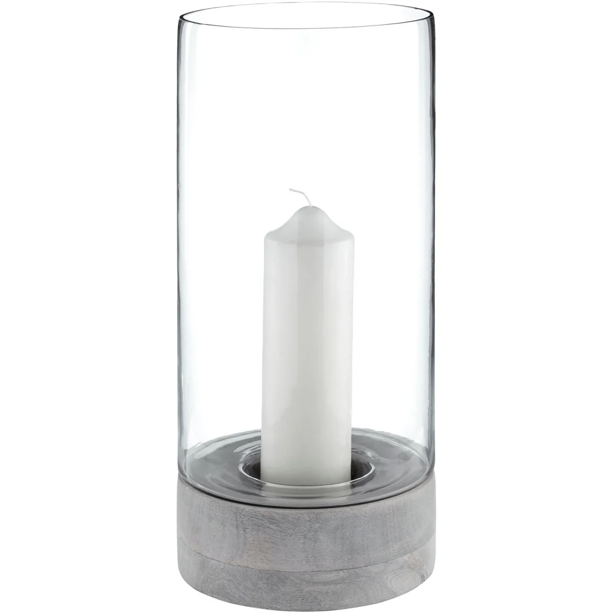 Jain Hurricane Hammered Small Candle Holder - Grey – image 4