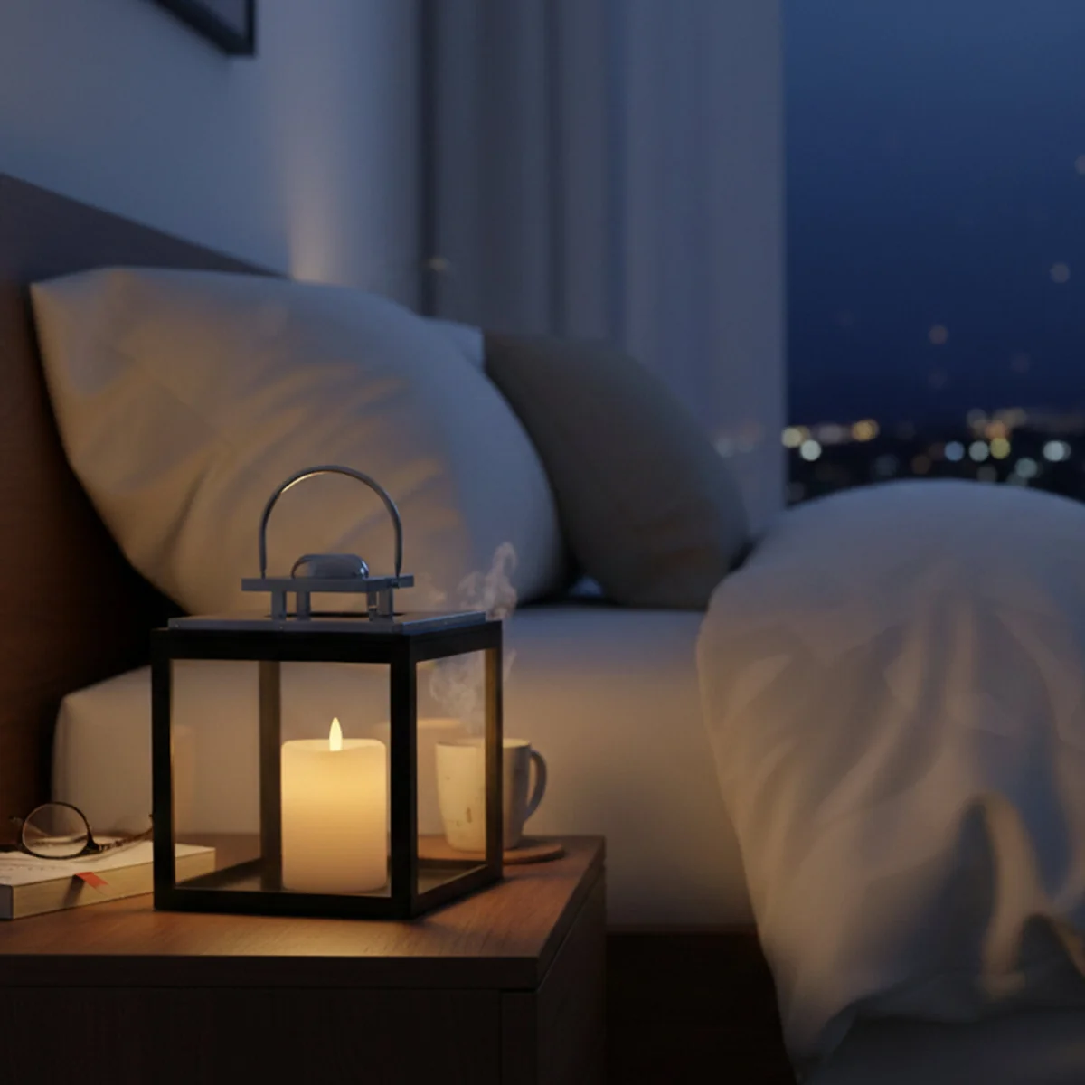 Regents Park Small Stainless Steel Lantern – image 3