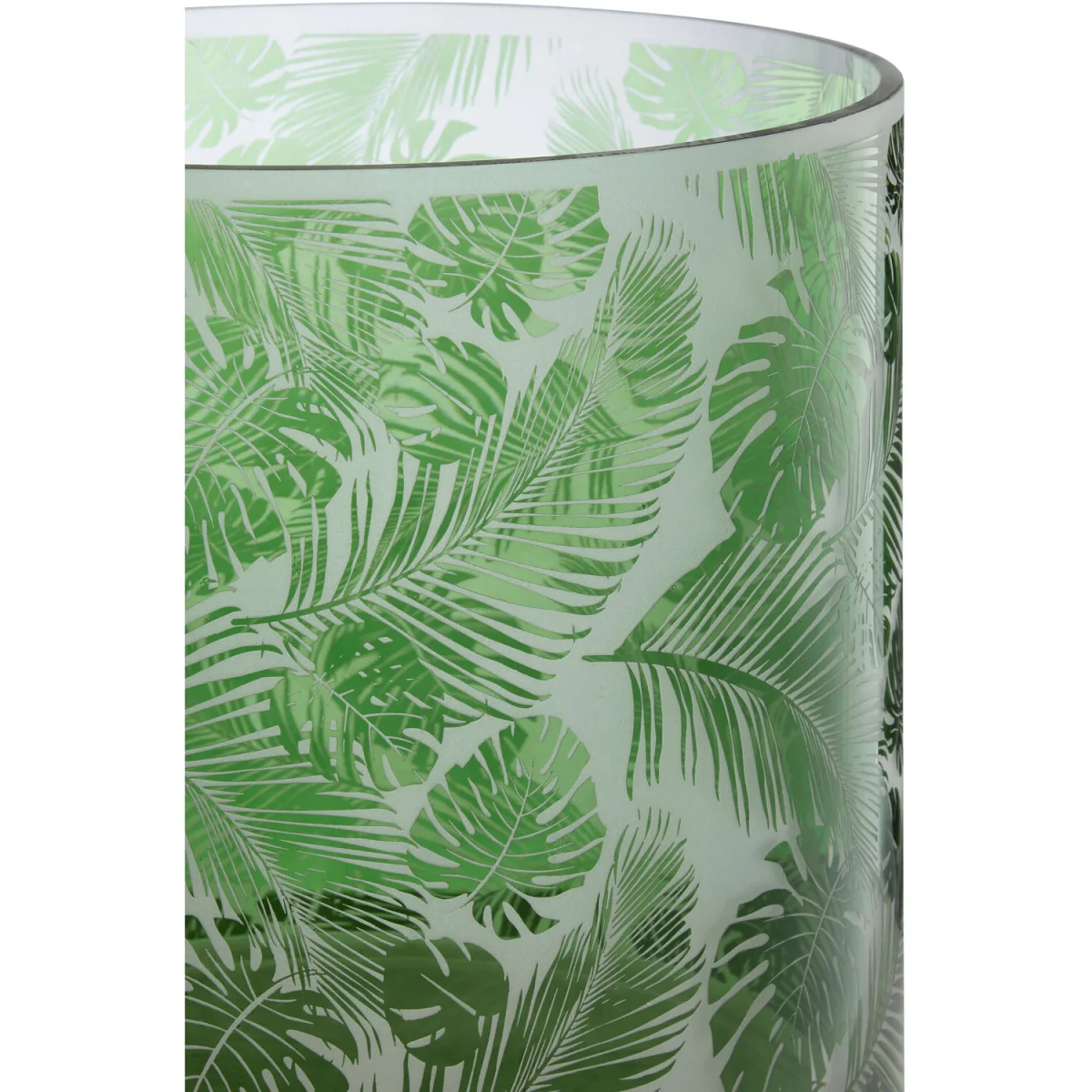 Botanical Large Hurricane Candle Holder - Green – image 3