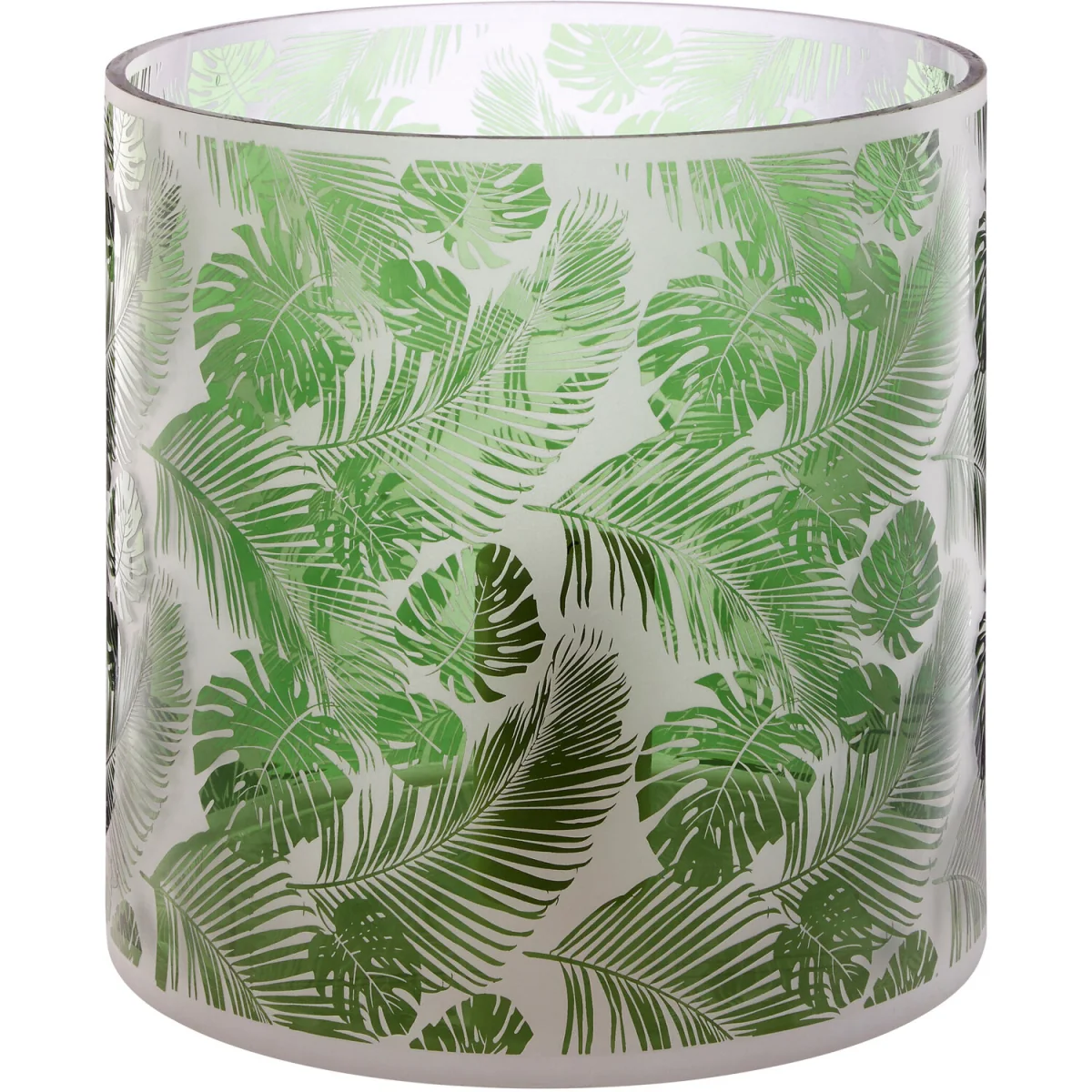 Botanical Large Hurricane Candle Holder - Green – image 4