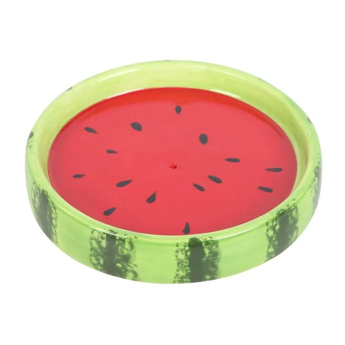 Something Different Tutti Frutti Watermelon Incense Stick Holder - Red/Green/Black – image 2