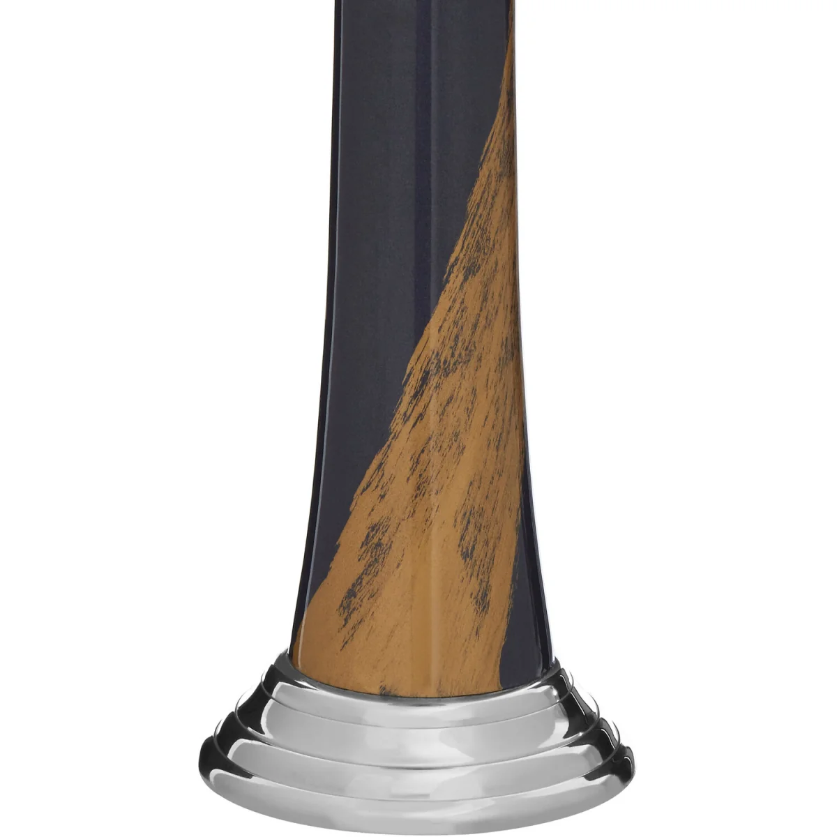 Alma Blue And Gold Candle Holder - Gold, Blue – image 2