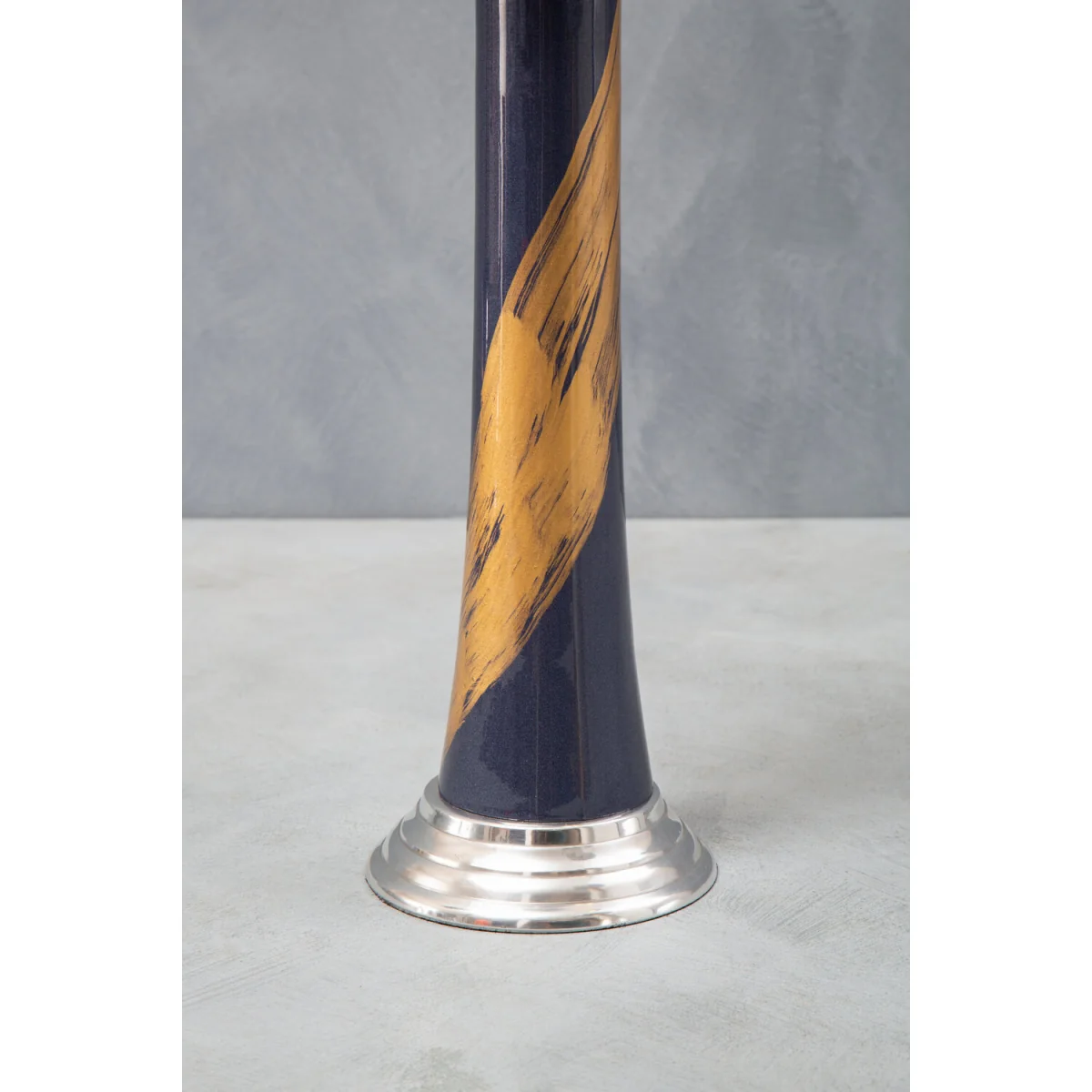 Alma Blue And Gold Candle Holder - Gold, Blue – image 4