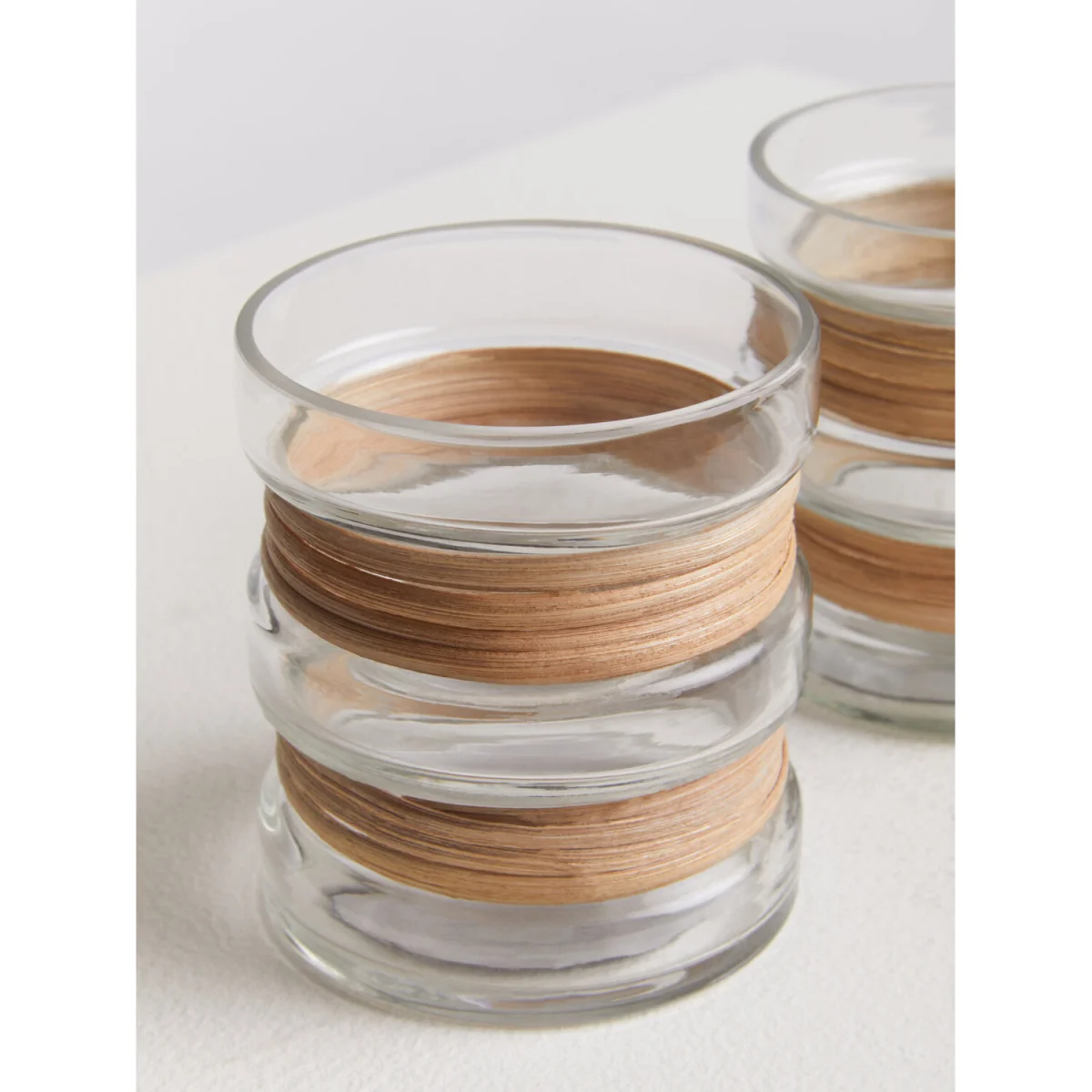 Kuta Set Of 3 Natural Tealight Holders - Natural – image 5