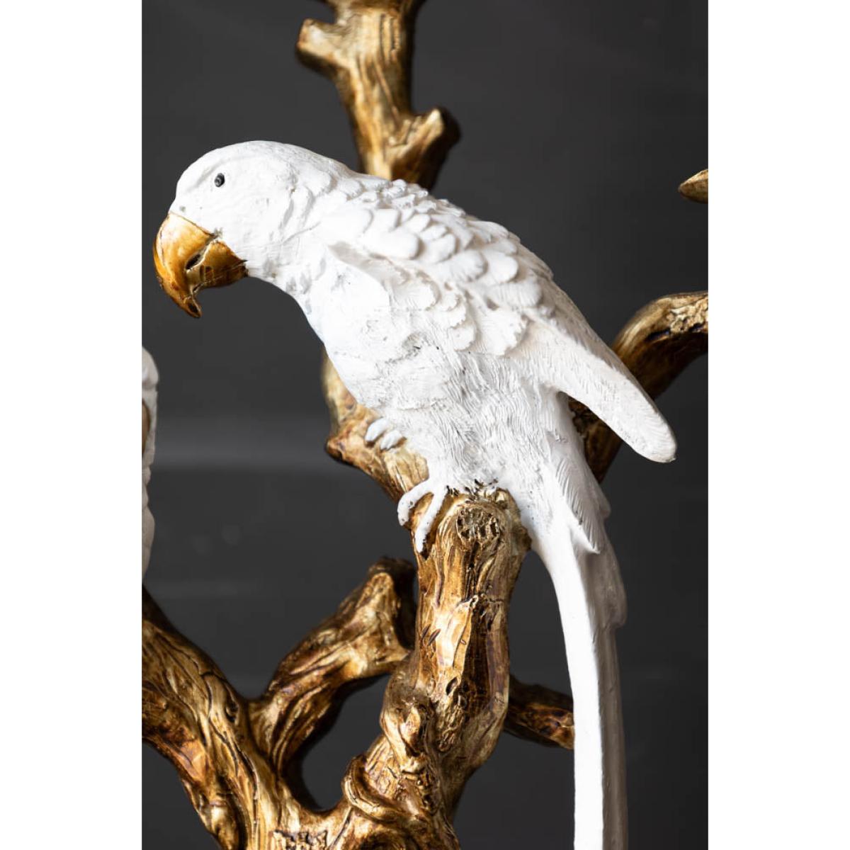 Lovebirds & Roses Candlestick Holder – image 4