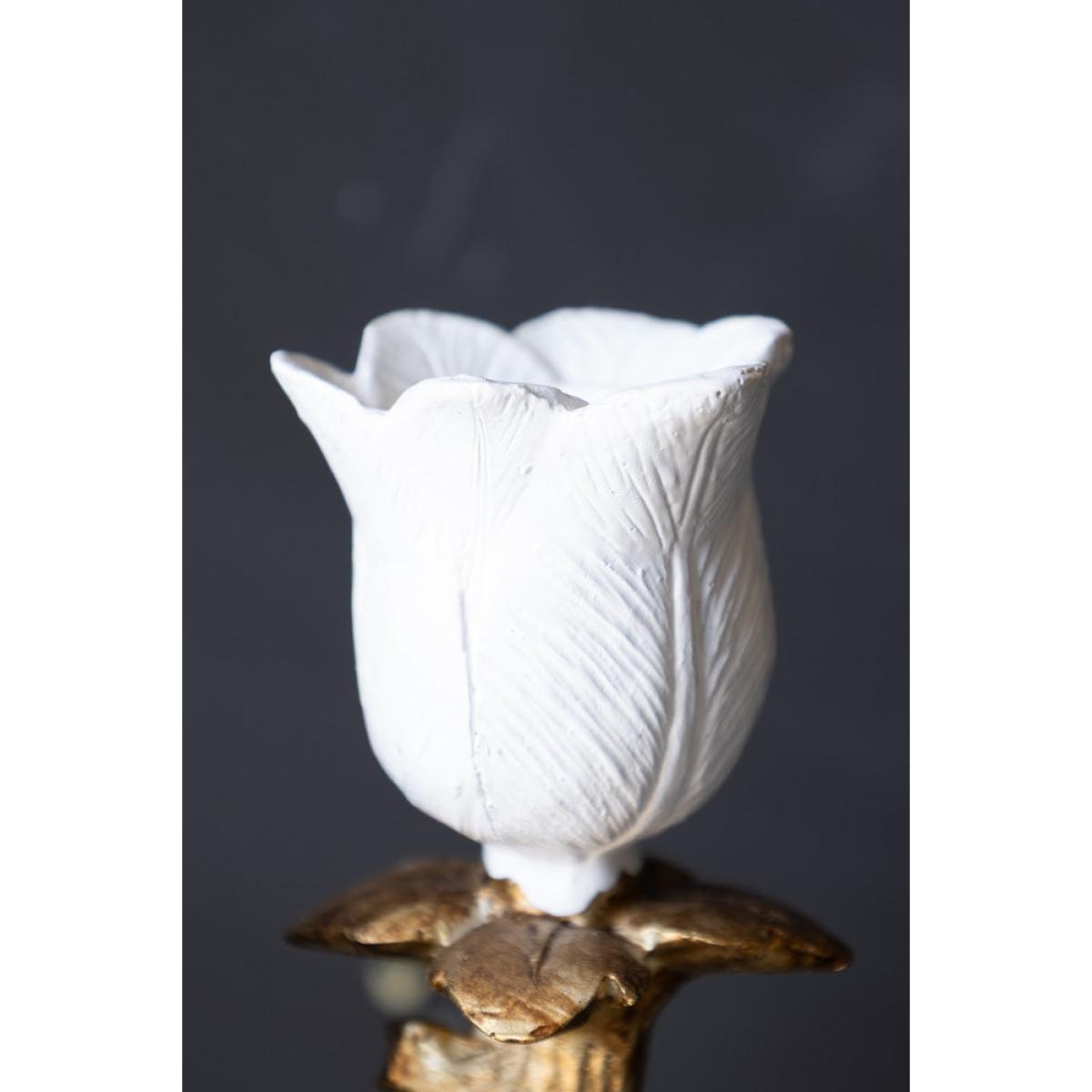 Lovebirds & Roses Candlestick Holder – image 6