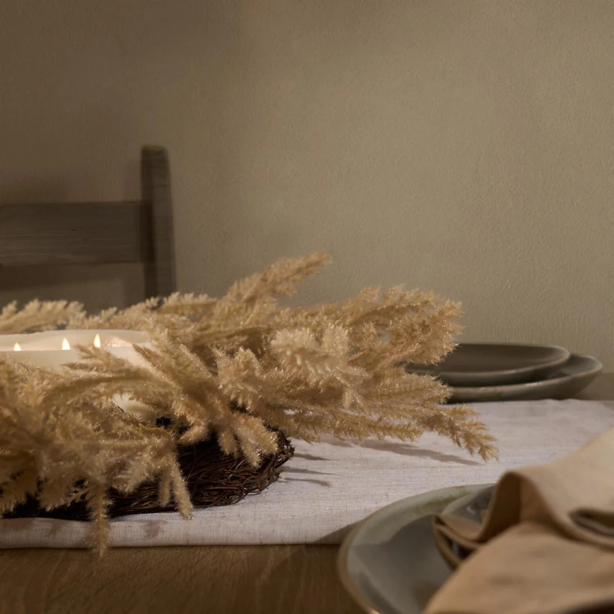 Pampas Candle Holder - Brown – image 8
