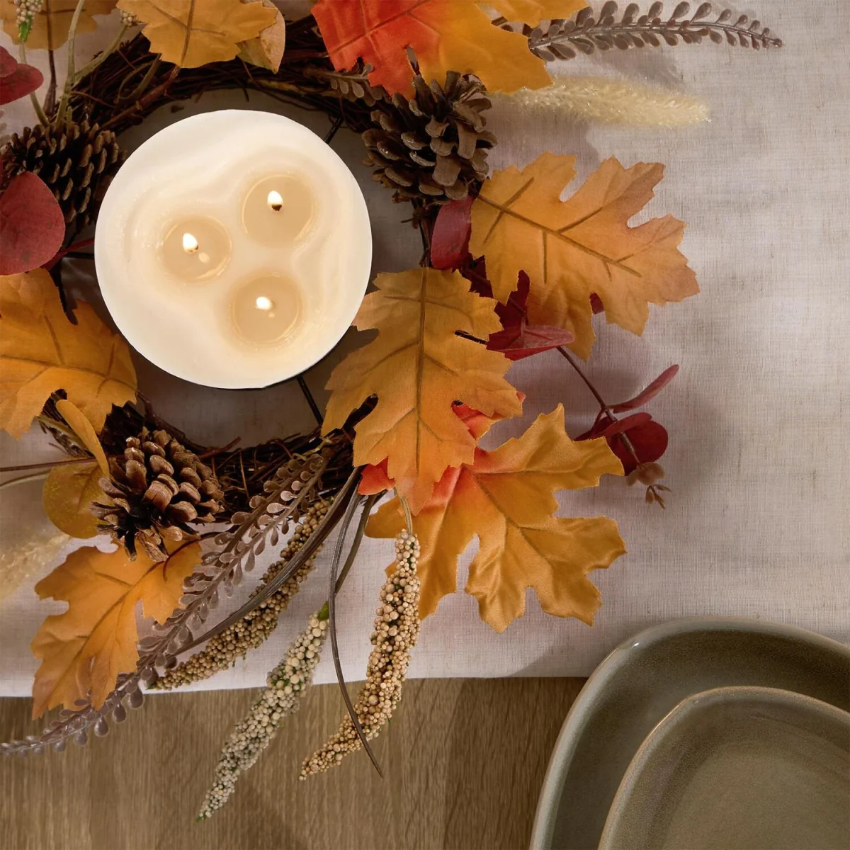 Pampas Candle Holder - Brown – image 9