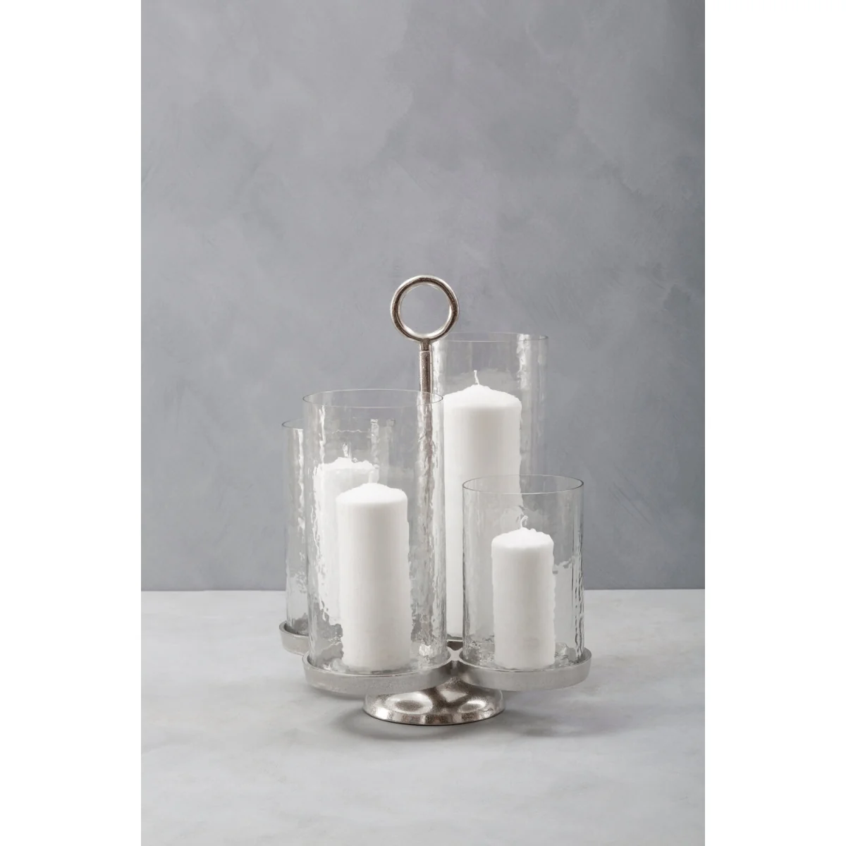 Verve 4-Light Candle Holder - Silver – image 2