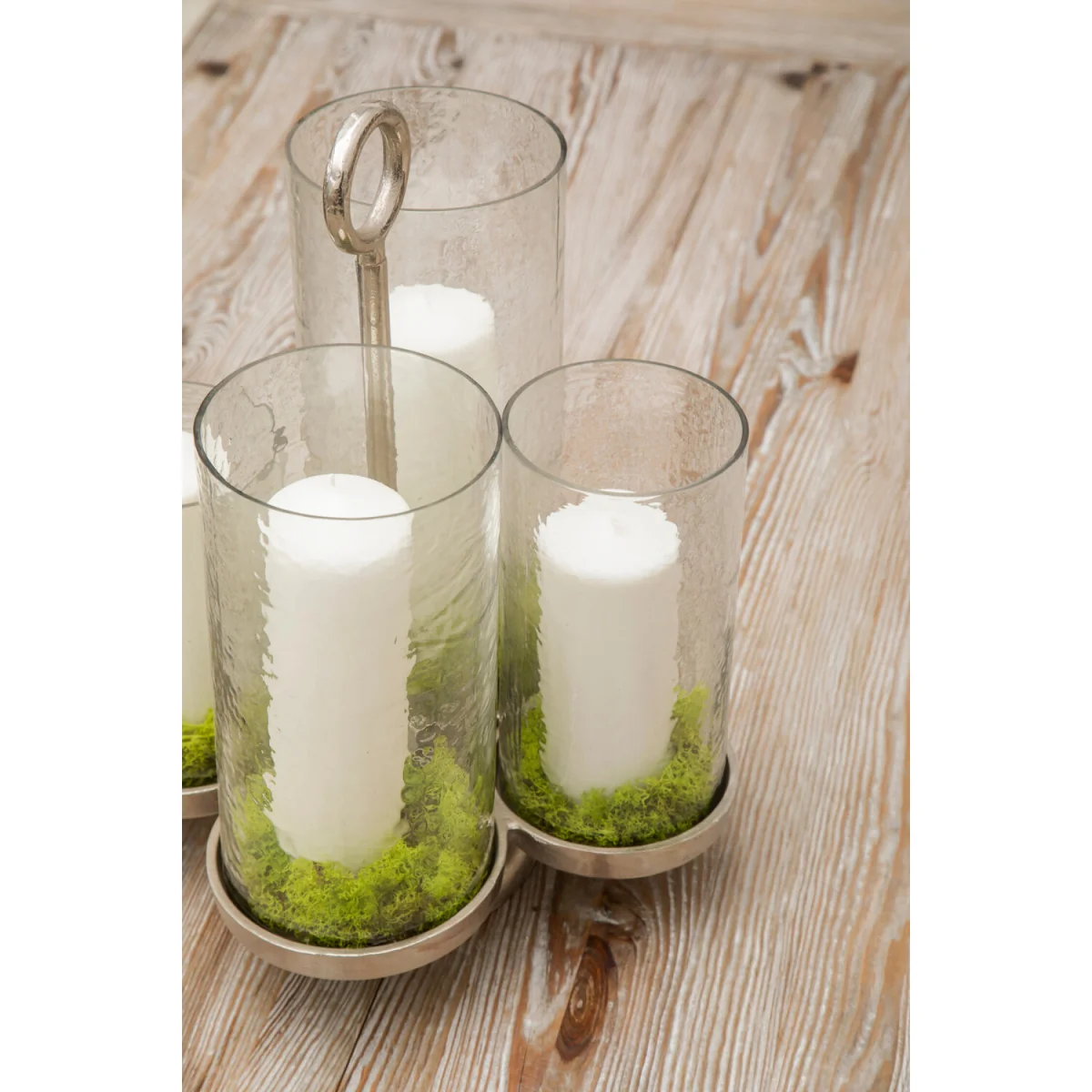 Verve 4-Light Candle Holder - Silver – image 3
