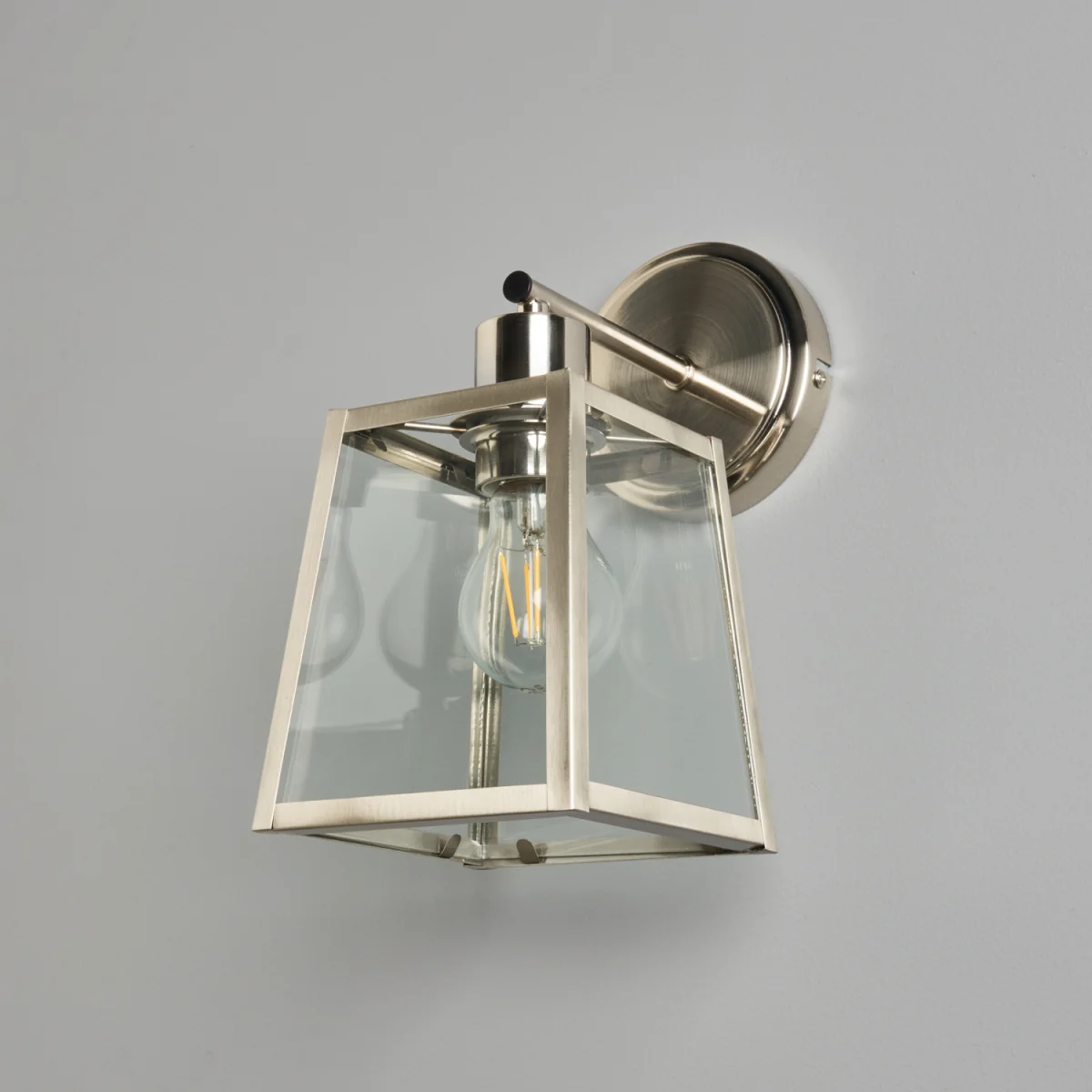 Emery Lantern Wall Light - Brushed Chrome – image 3
