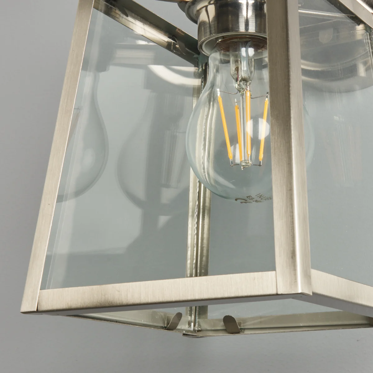 Emery Lantern Wall Light - Brushed Chrome – image 4