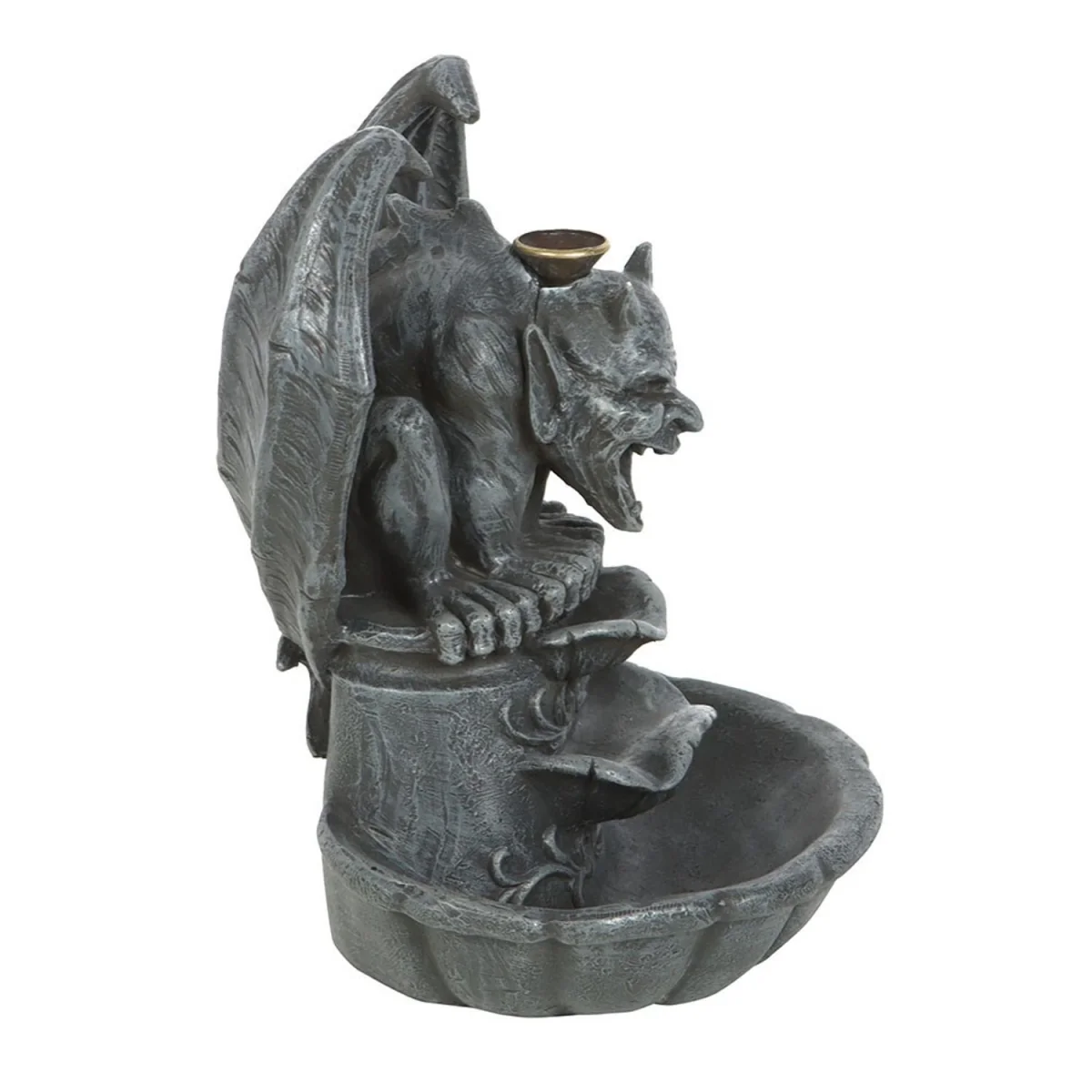 Something Different Gargoyle Backflow Incense Burner - Grey – image 4