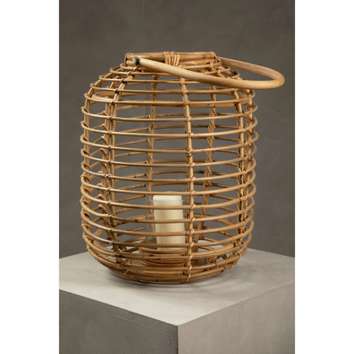 Mataram Natural Rattan Round Lantern – image 2