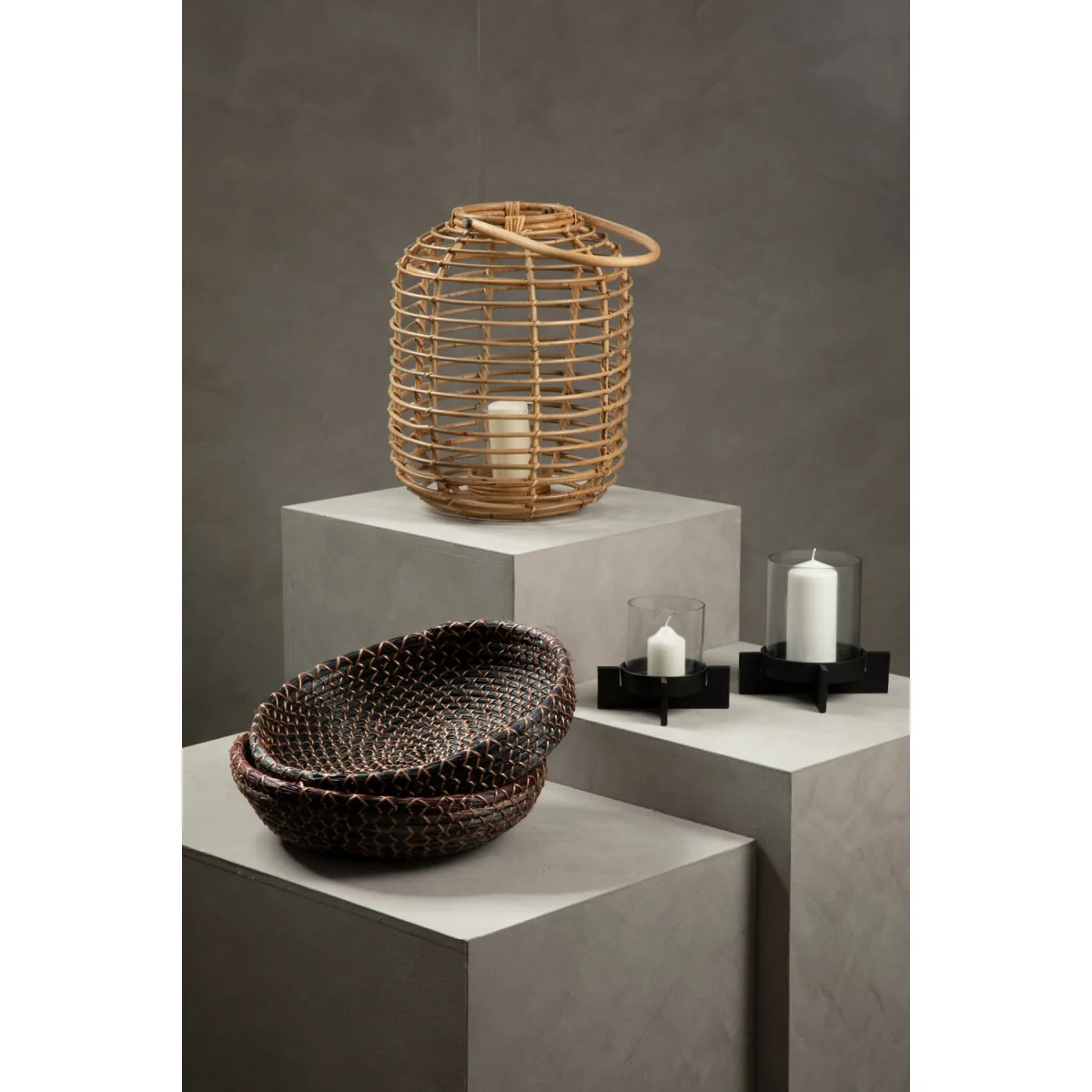 Mataram Natural Rattan Round Lantern – image 4