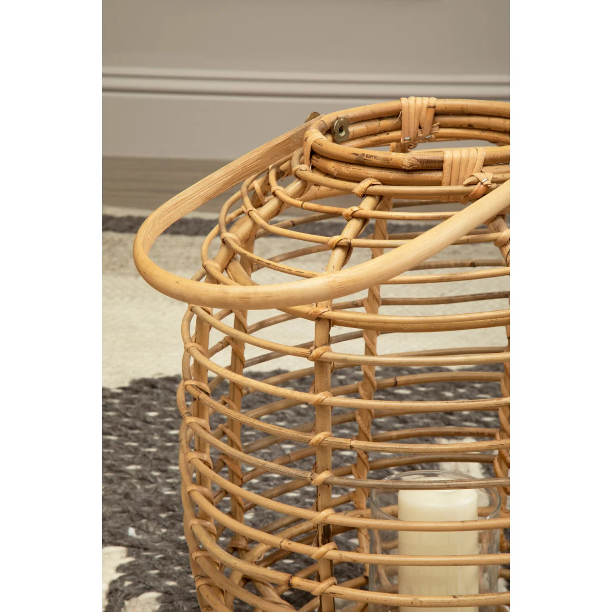 Mataram Natural Rattan Round Lantern – image 5