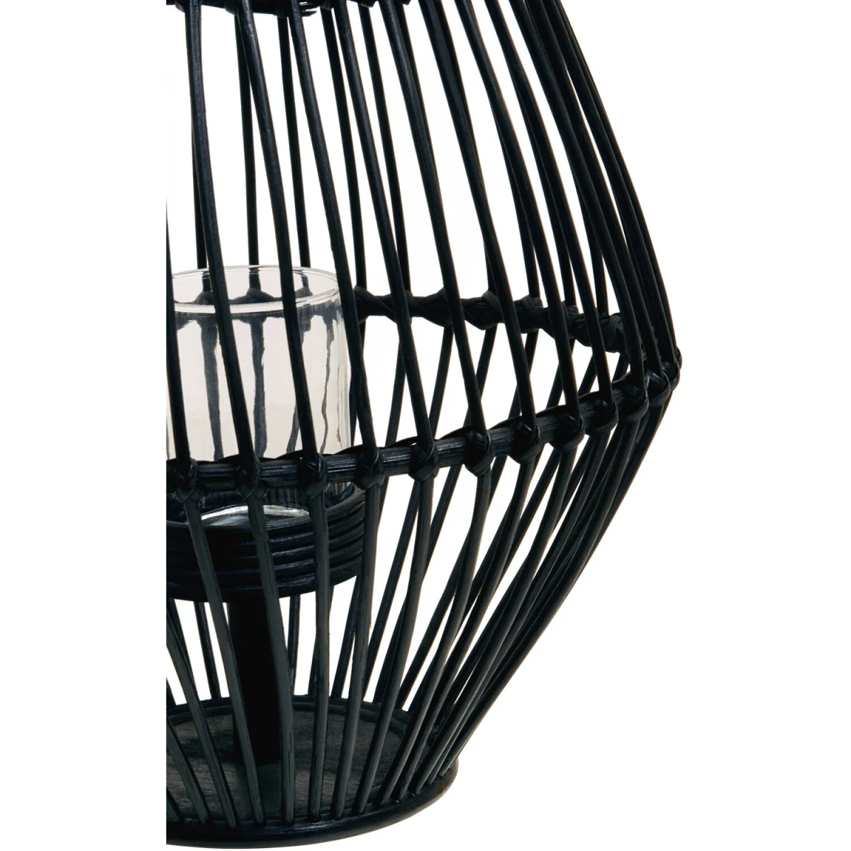 Mataram Black Lantern With Hoop Handle - Black – image 4